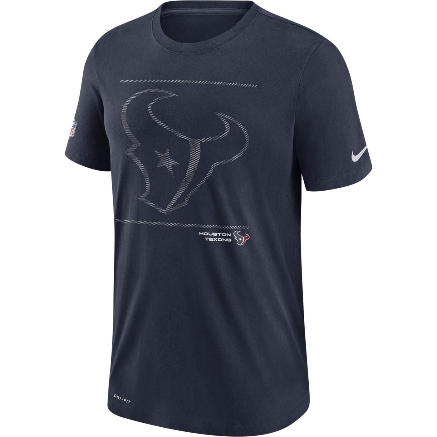 Houston Texans NFL DFCT Team Issue Tee Marine T-Shirt Nike