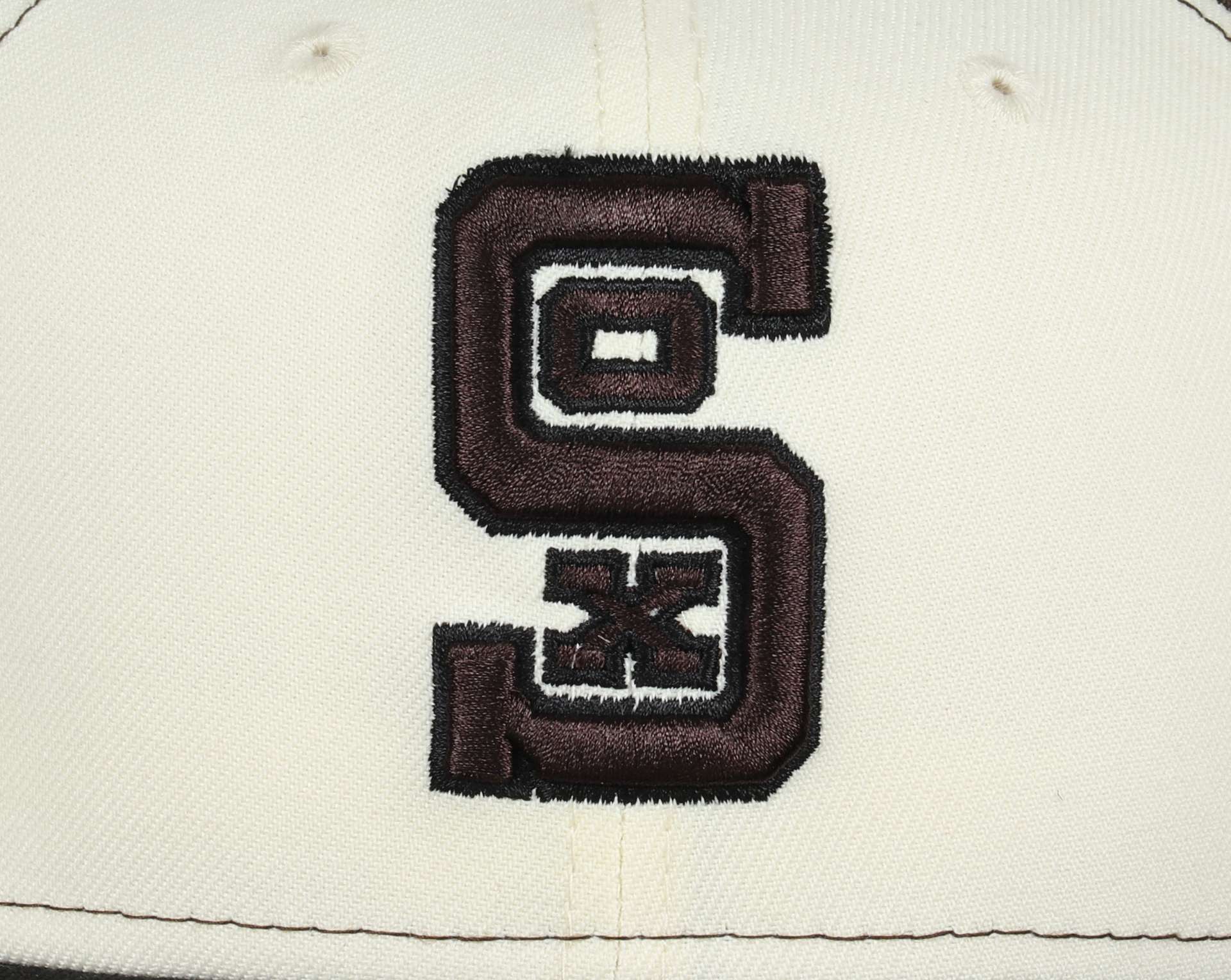 Chicago White Sox MLB Cooperstown American League Golden Anniversary Sidepatch Chrome Walnut Black 59Fifty Basecap New Era