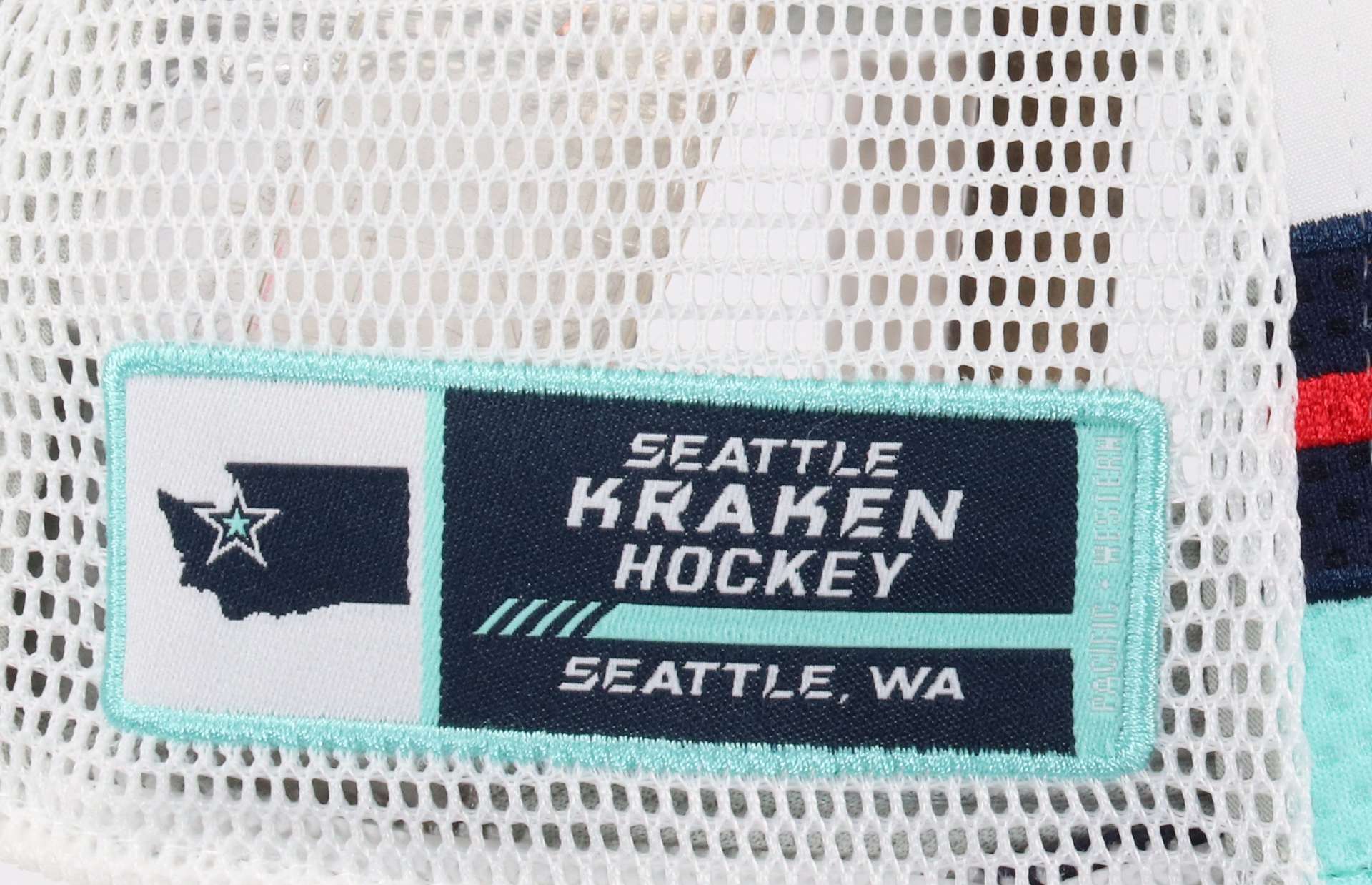 Seattle Kraken NHL Authentic Pro Draft Jersey Hook Structured Trucker Cap Fanatics