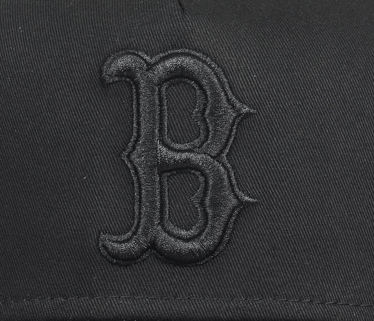 Boston Red Sox MLB Black on Black 9Forty A-Frame Snapback Cap New Era