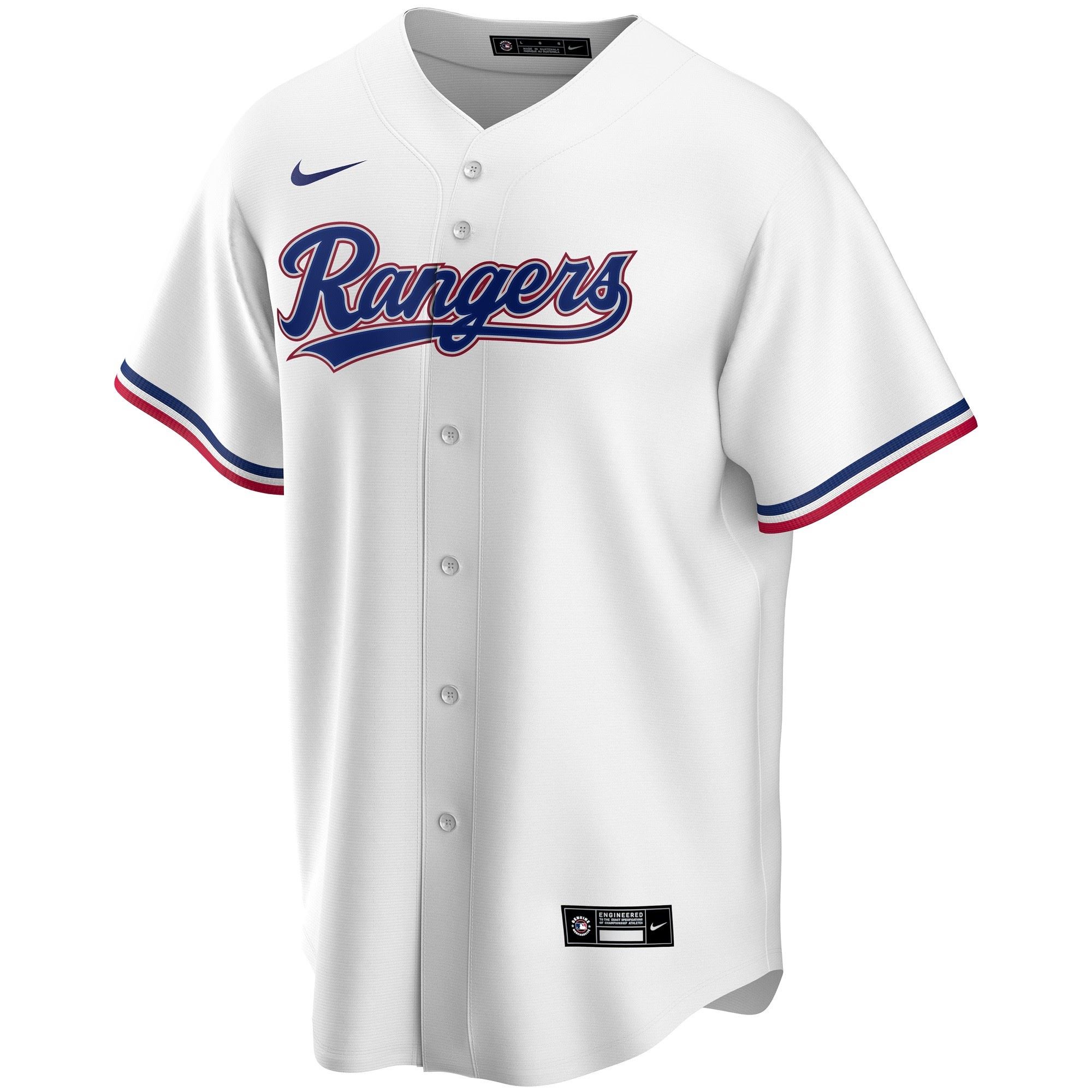 Texas Rangers Official MLB Replica Home Jersey White Nike