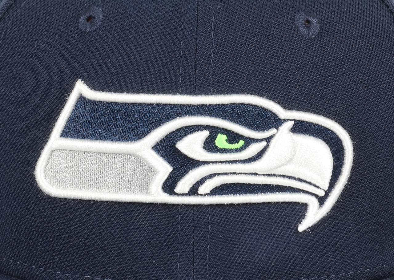 Seattle Seahawks NFL Oceanside Blue 9Fifty Original Fit Snapback Cap New Era