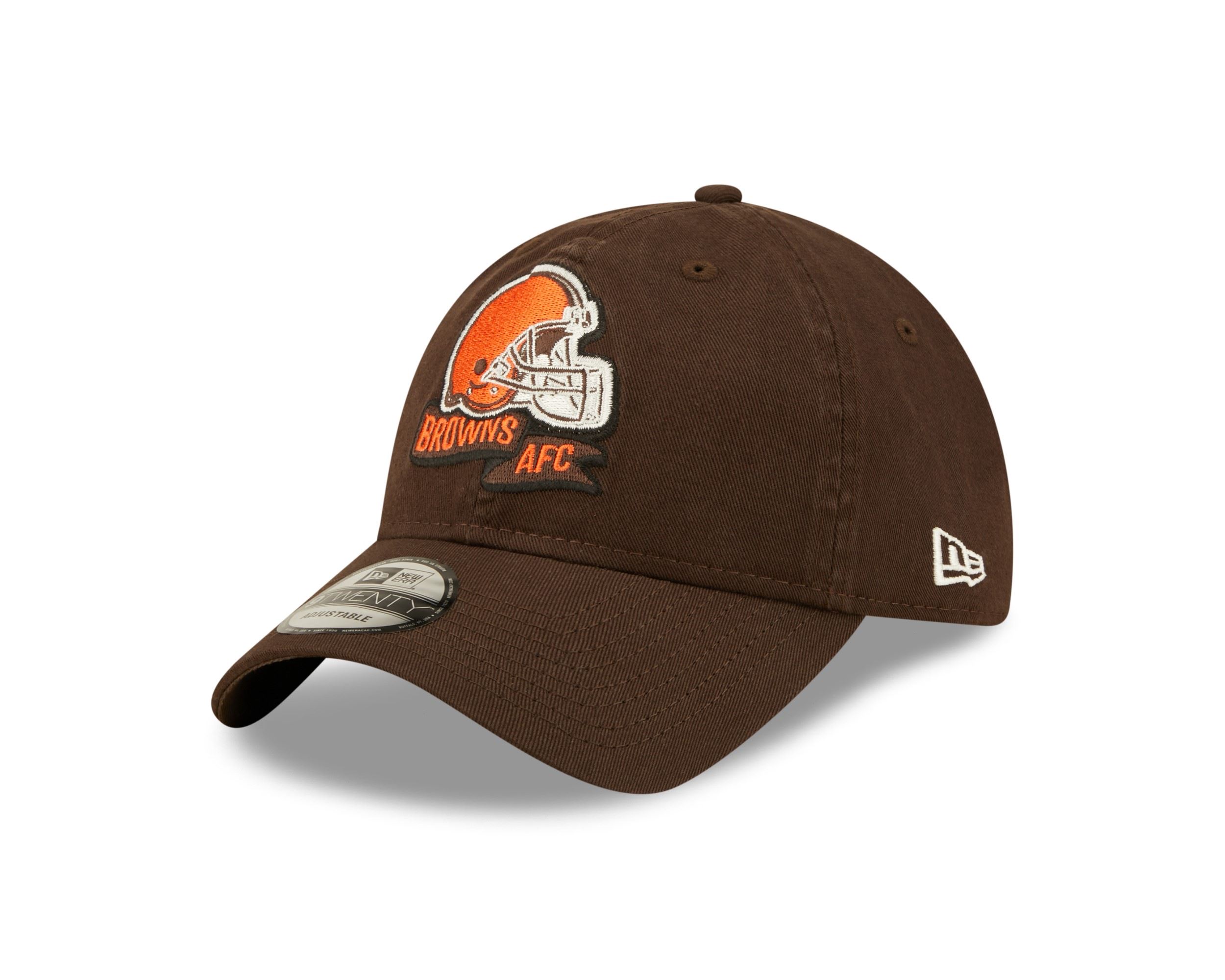 Cleveland Browns NFL 2022 Sideline Brown 9Twenty Unstructured Strapback Cap New Era