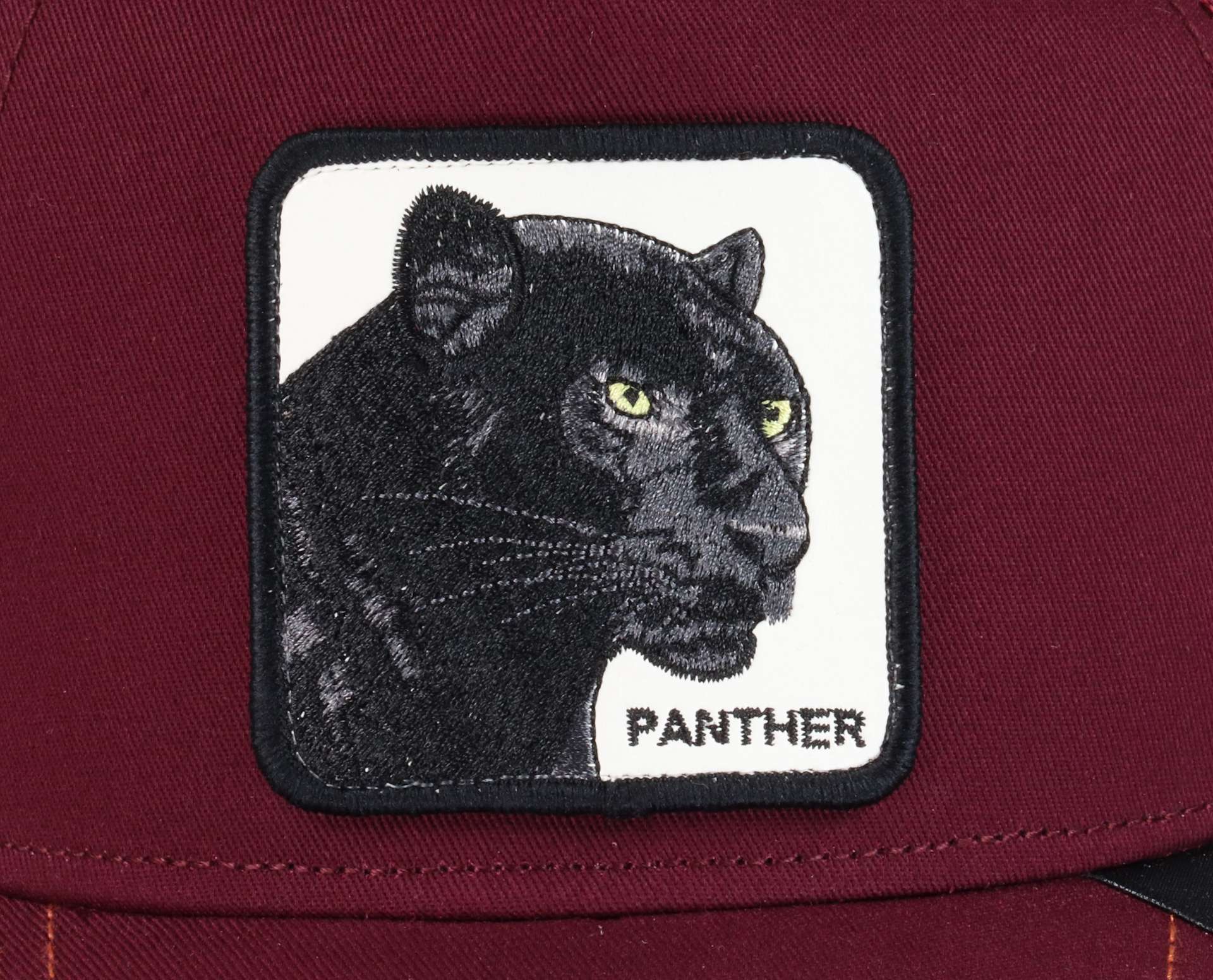 The Panther Maroon A-Frame Adjustable Trucker Cap Goorin Bros
