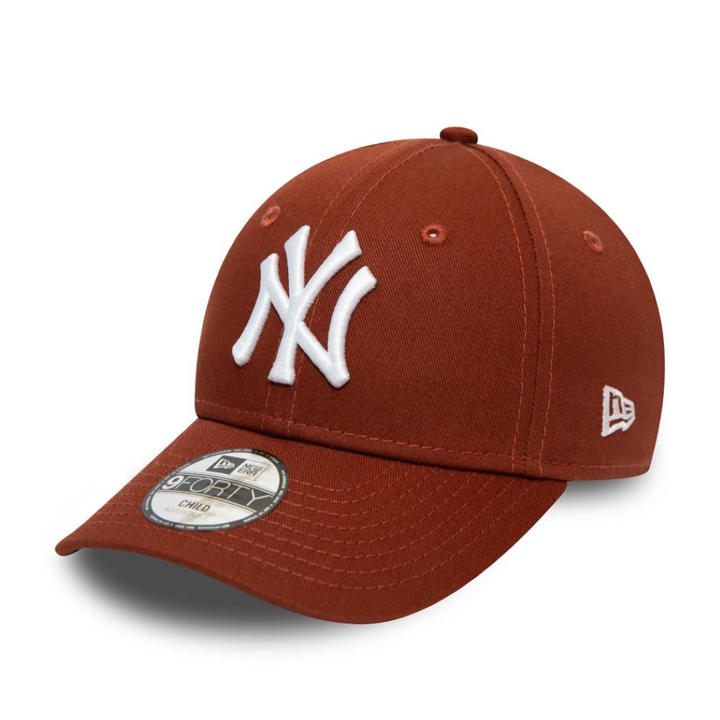 New York Yankees League Essential Brown 9Forty Adjustable Kids Cap New Era