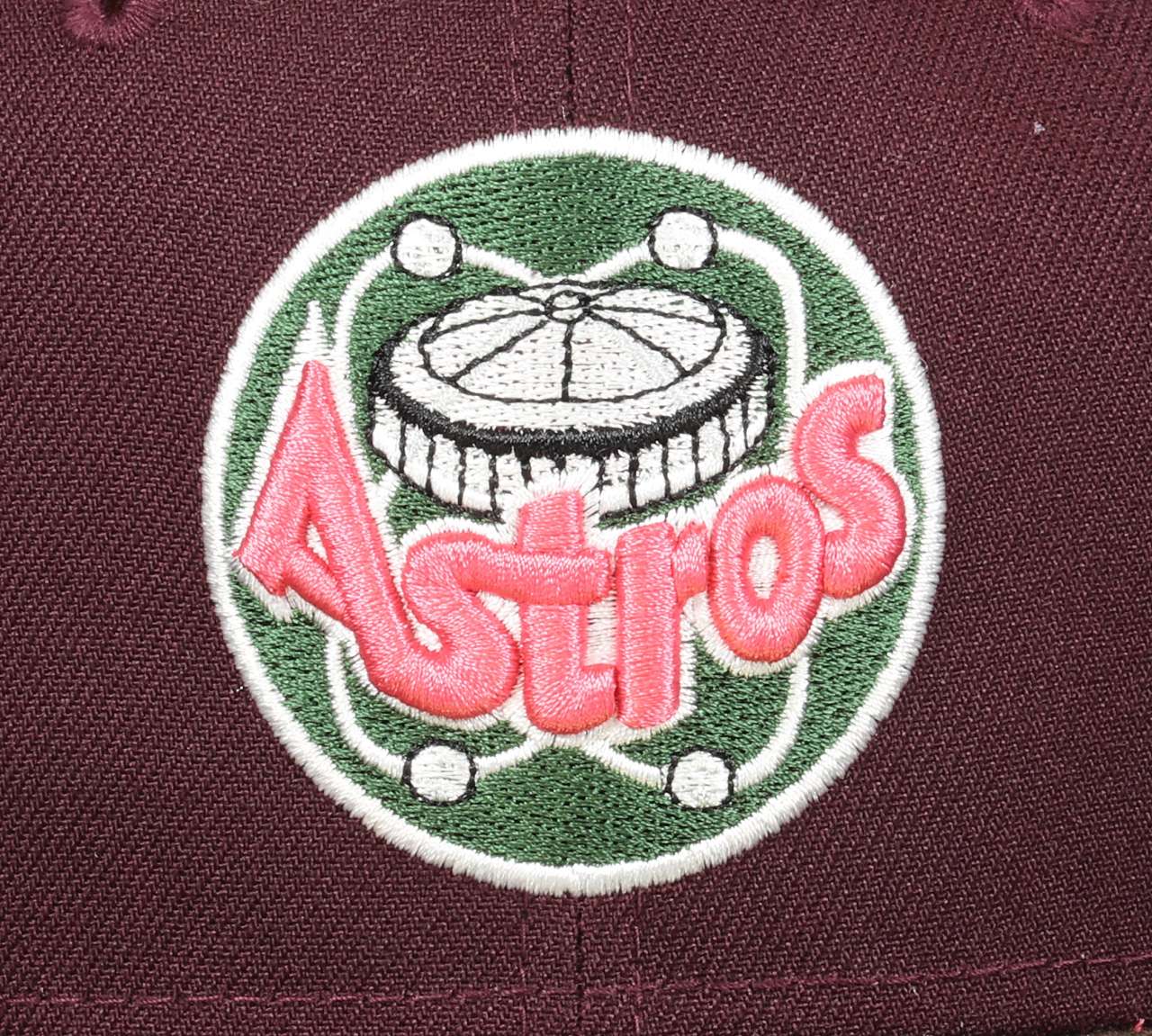 Houston Astros MLB Cooperstown All Star Game 1986 Maroon Walnut 59Fifty Basecap New Era