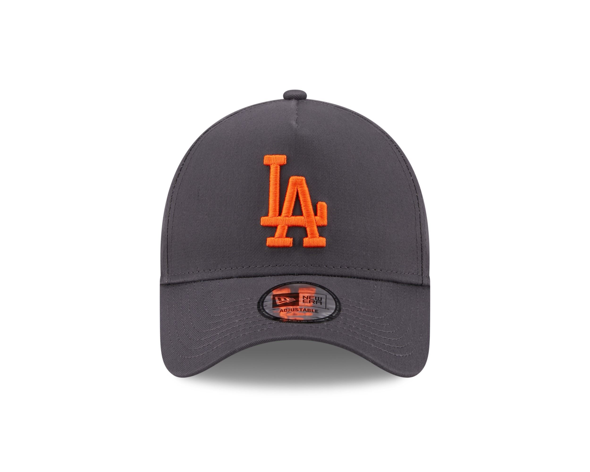 Los Angeles Dodgers Grey MLB League Essential 9Forty E-Frame Snapback Cap New Era