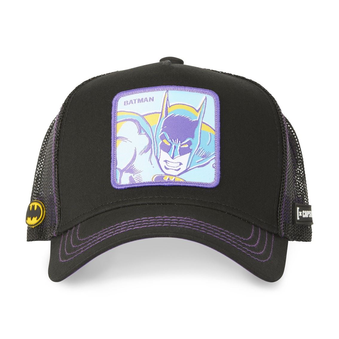Batman Black Purple Trucker Cap Capslab