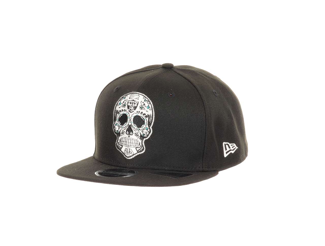 Las Vegas Raiders NLF Sugar Skull Black 9Fifty Original Fit Cap New Era