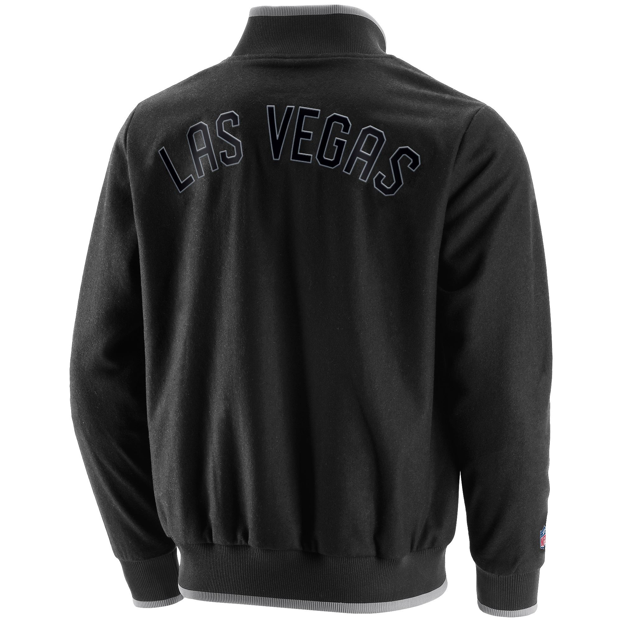 Las Vegas Raiders Black NFL Letterman Team Jacket Fanatics