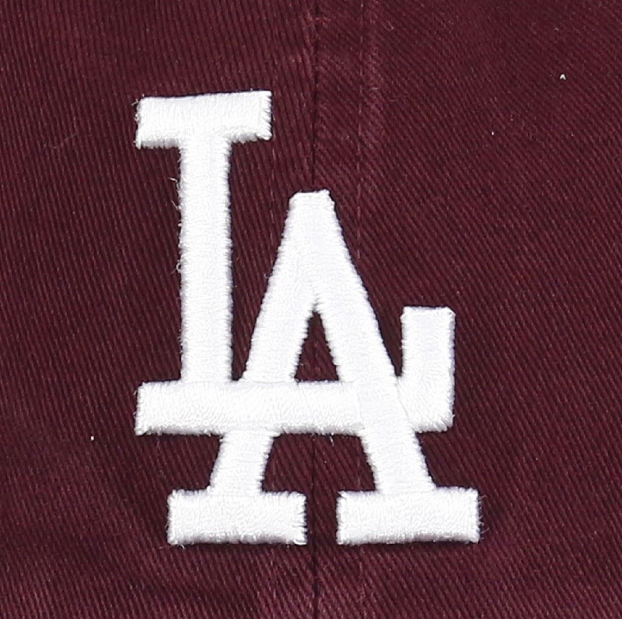 Los Angeles Dodgers Maroon MLB Clean Up Cap '47