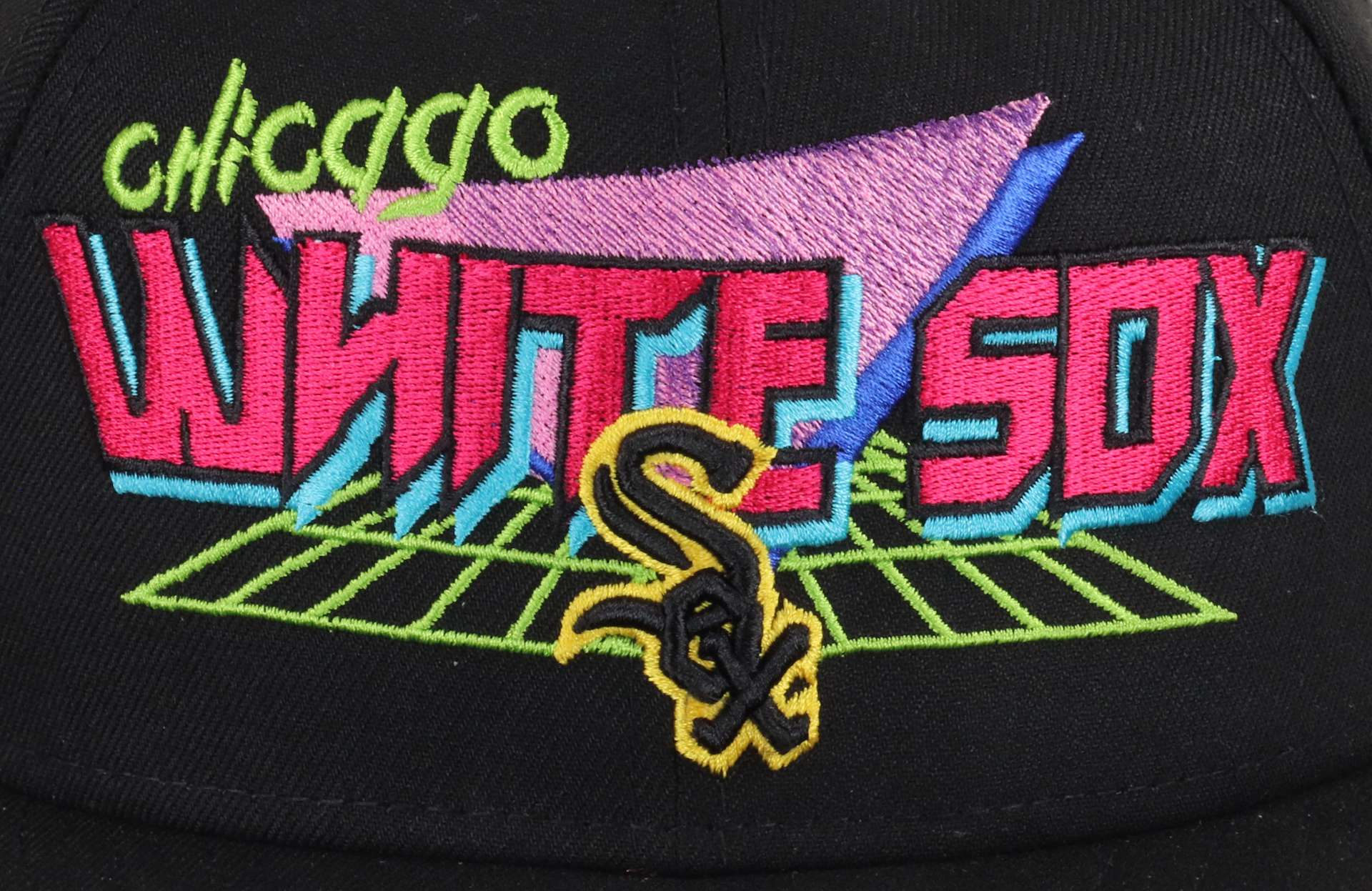 Chicago White Sox MLB Black Aztec 59Fifty Basecap New Era