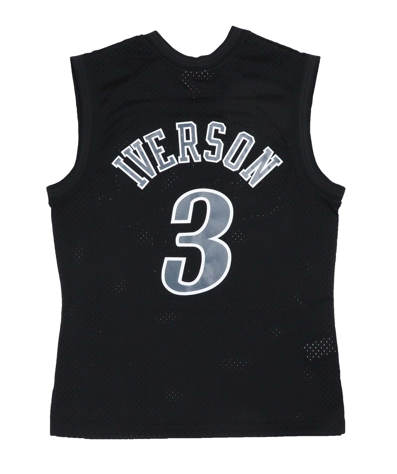 Allen Iverson #3 Philadelphia 76ers NBA White Logo Swingman Jersey Mitchell & Ness