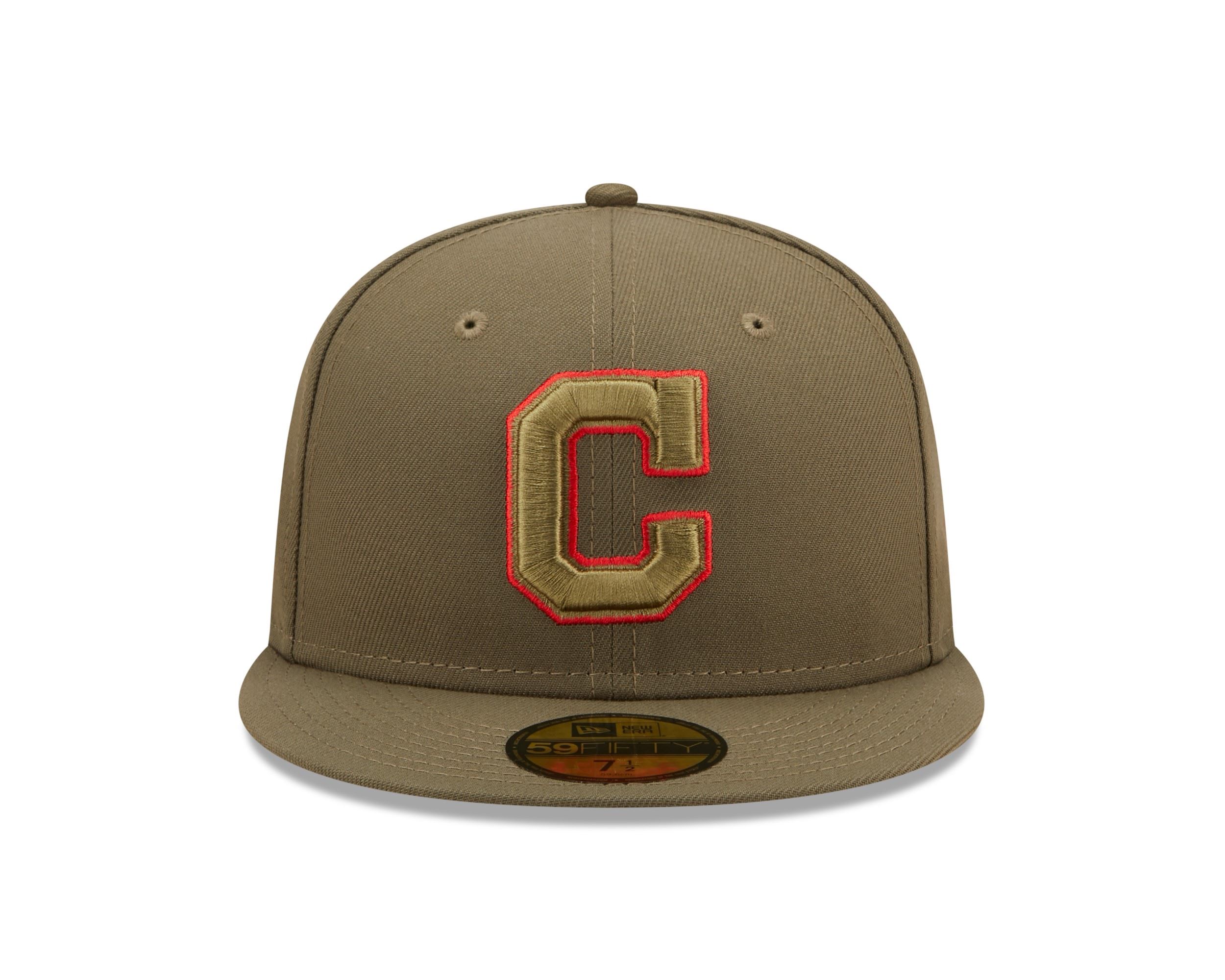 Cleveland Indians MLB Olive 59Fifty Basecap New Era