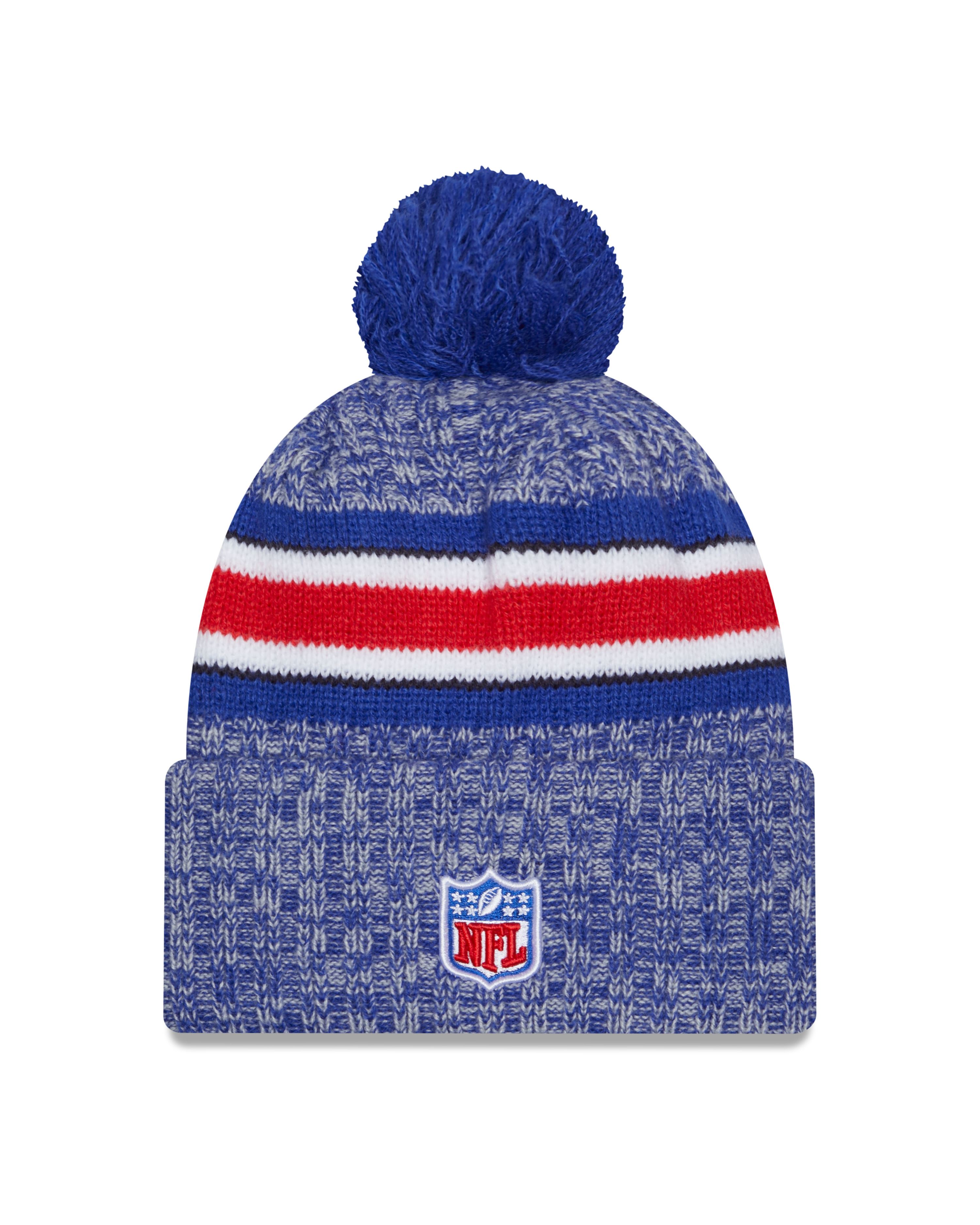 Buffalo Bills NFL 2023  Sideline Sport Knit OTC Blue Red Beanie New Era