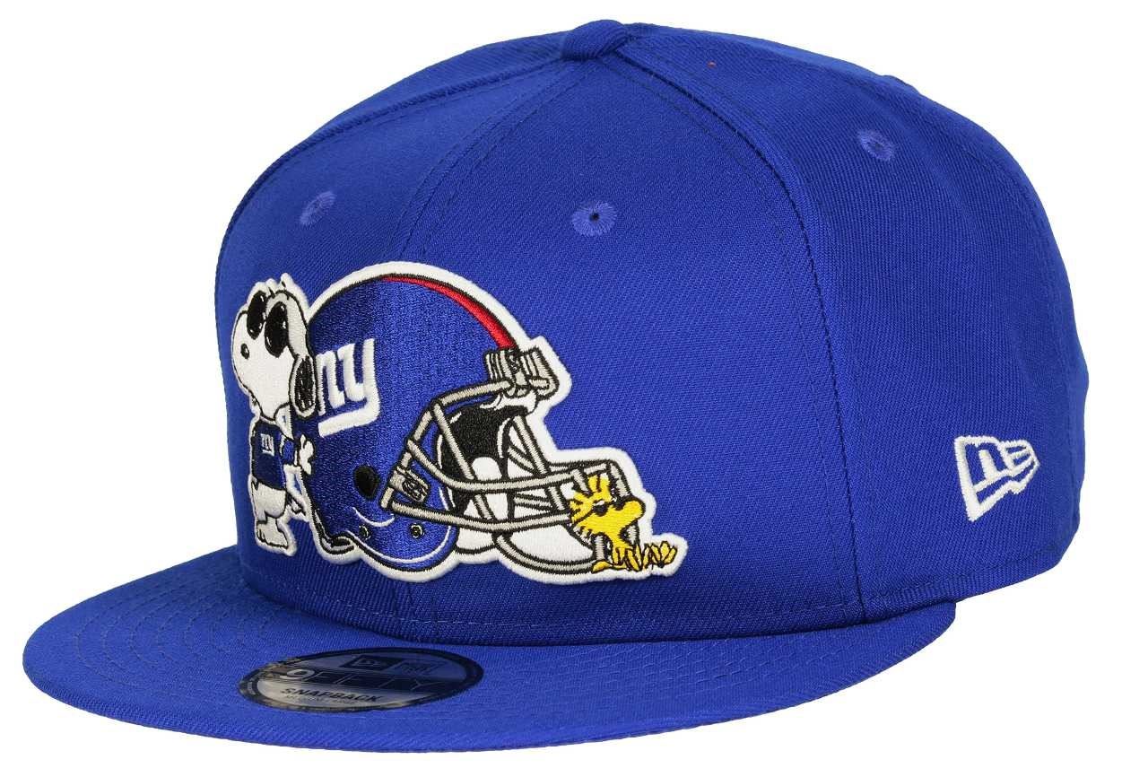 New York Giants NFL Peanuts Edition Calming Blue 9Fifty Snapback Cap New Era 