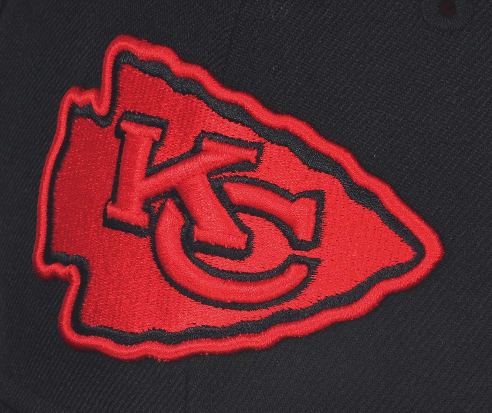 Kansas City Chiefs Black Base Black Red 9Fifty OF Snapback Cap New Era
