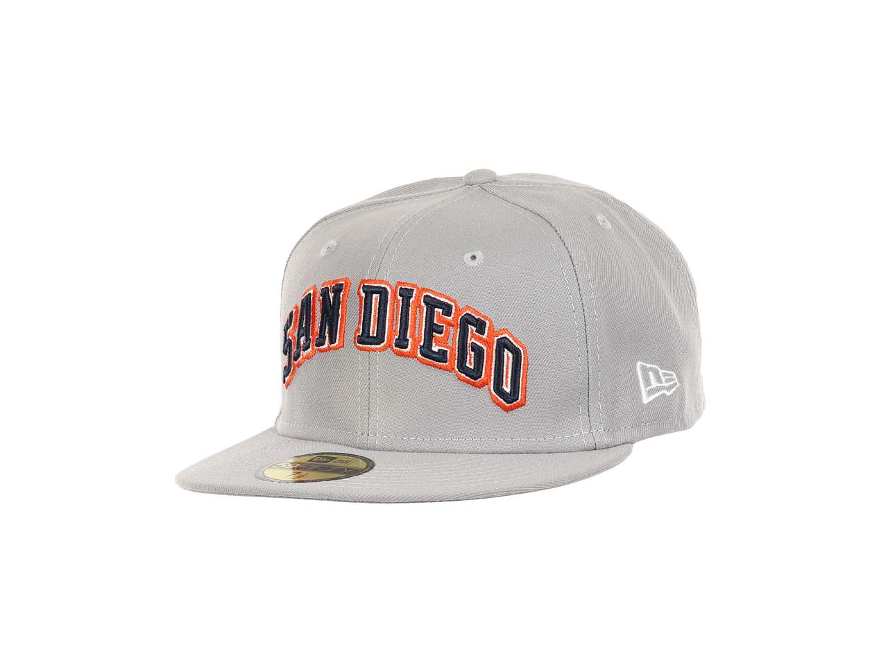 San Diego Padres MLB San Diego Lettering Gray Poly 59Fifty Basecap New Era