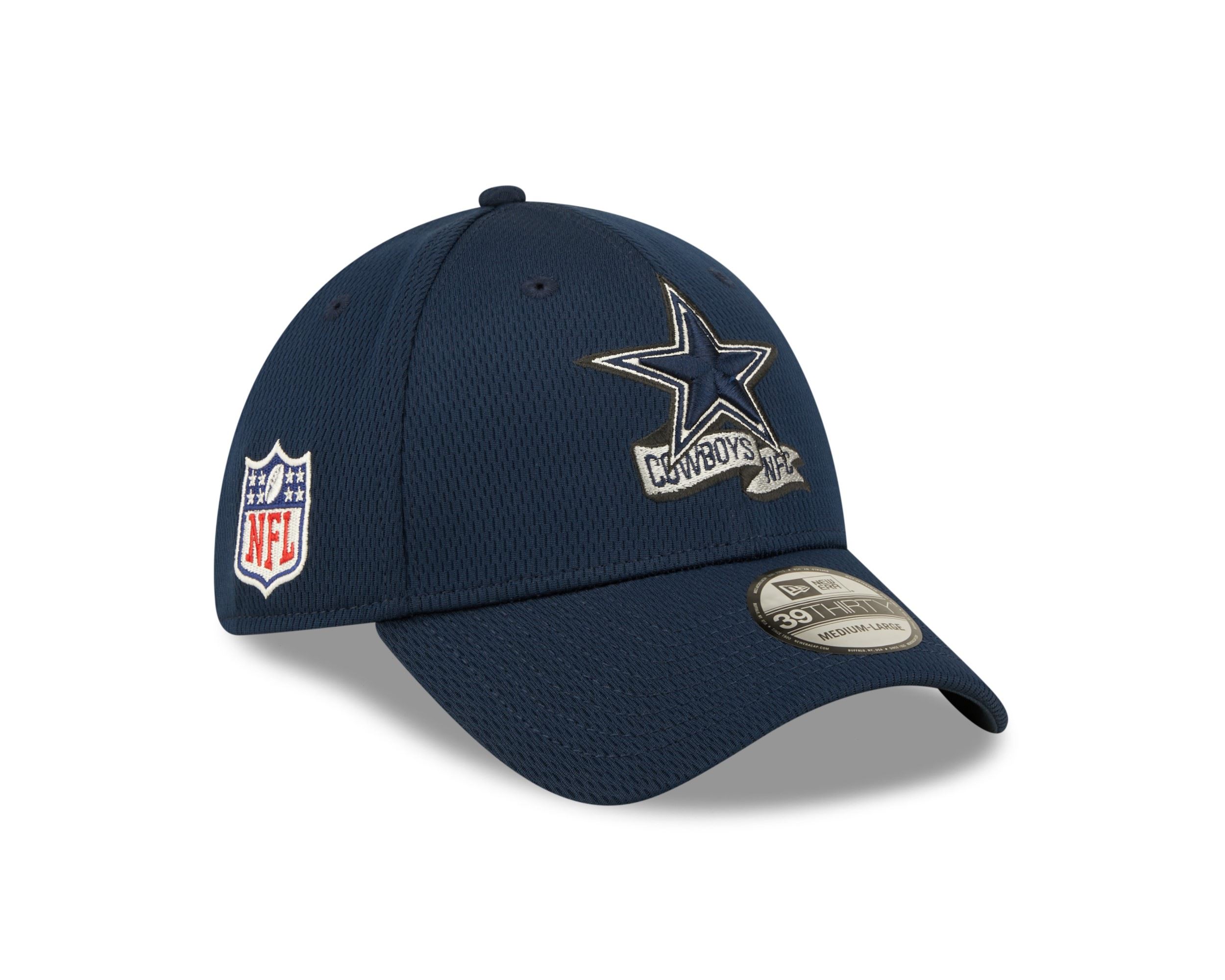 Dallas Cowboys NFL 2022 Sideline Blue 39Thirty Stretch Cap New Era