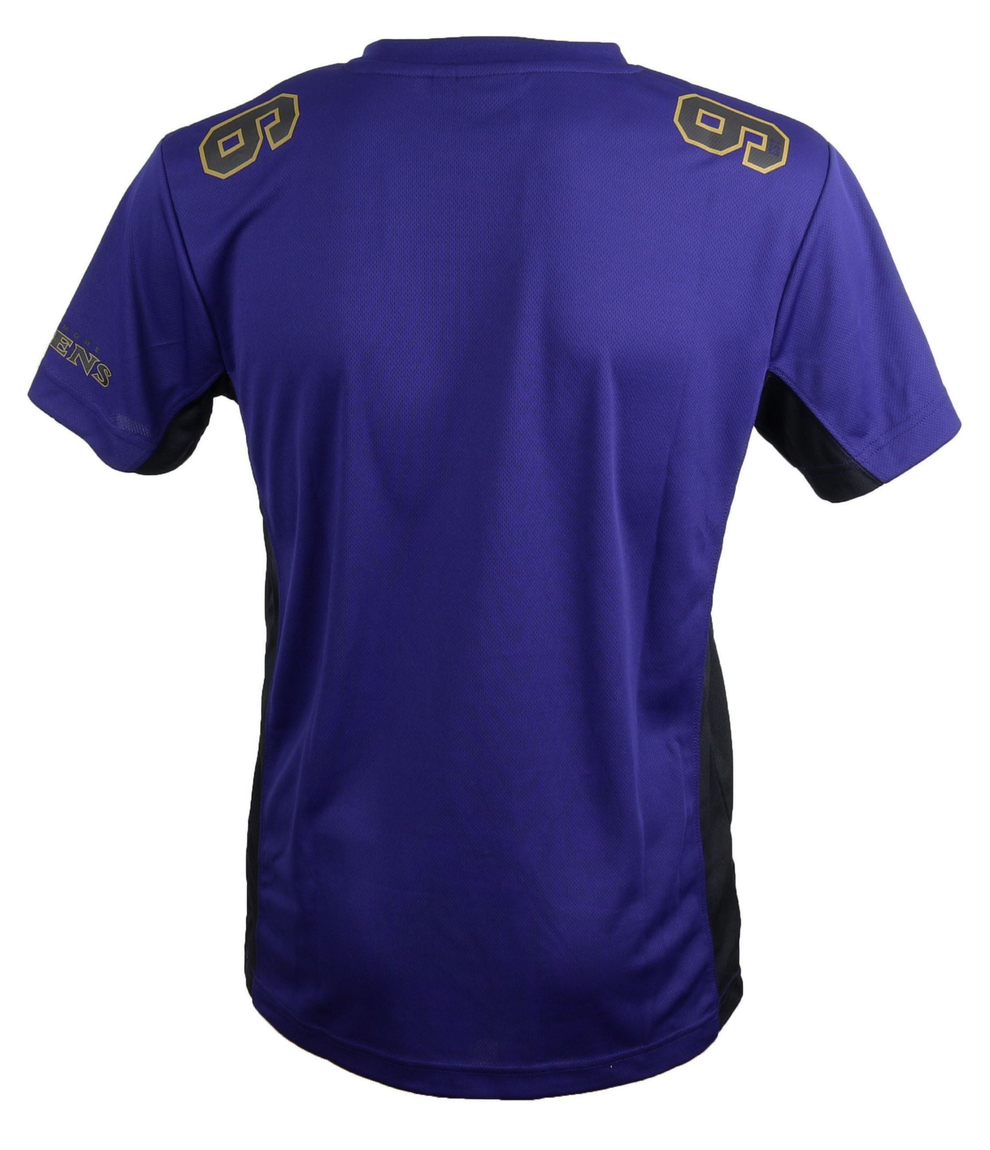 Baltimore Ravens NFL Players Poly Mesh Purple T-Shirt Fanatics