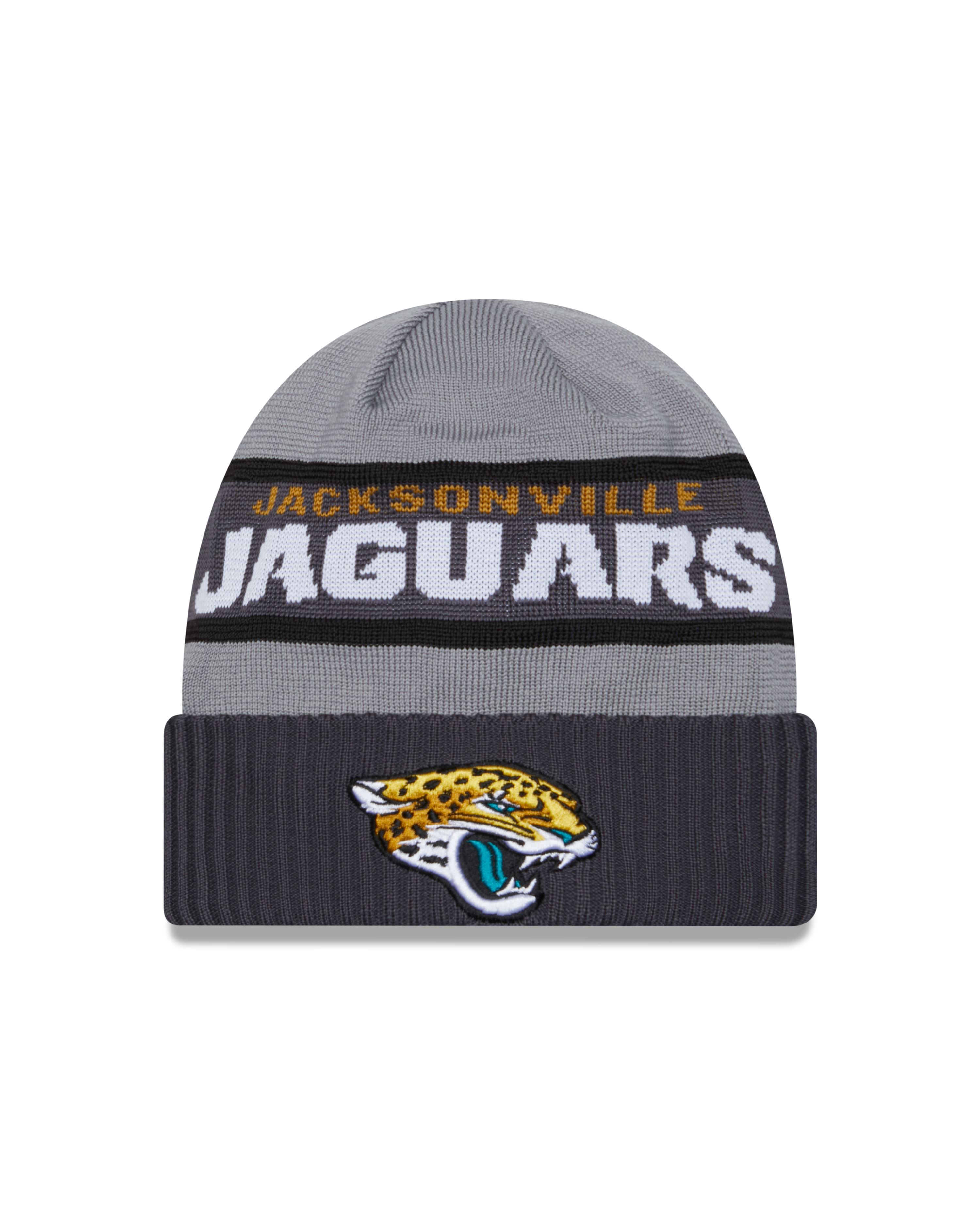 Jacksonville Jaguars NFL 2023  Sideline Tech Knit CW Gray Beanie New Era
