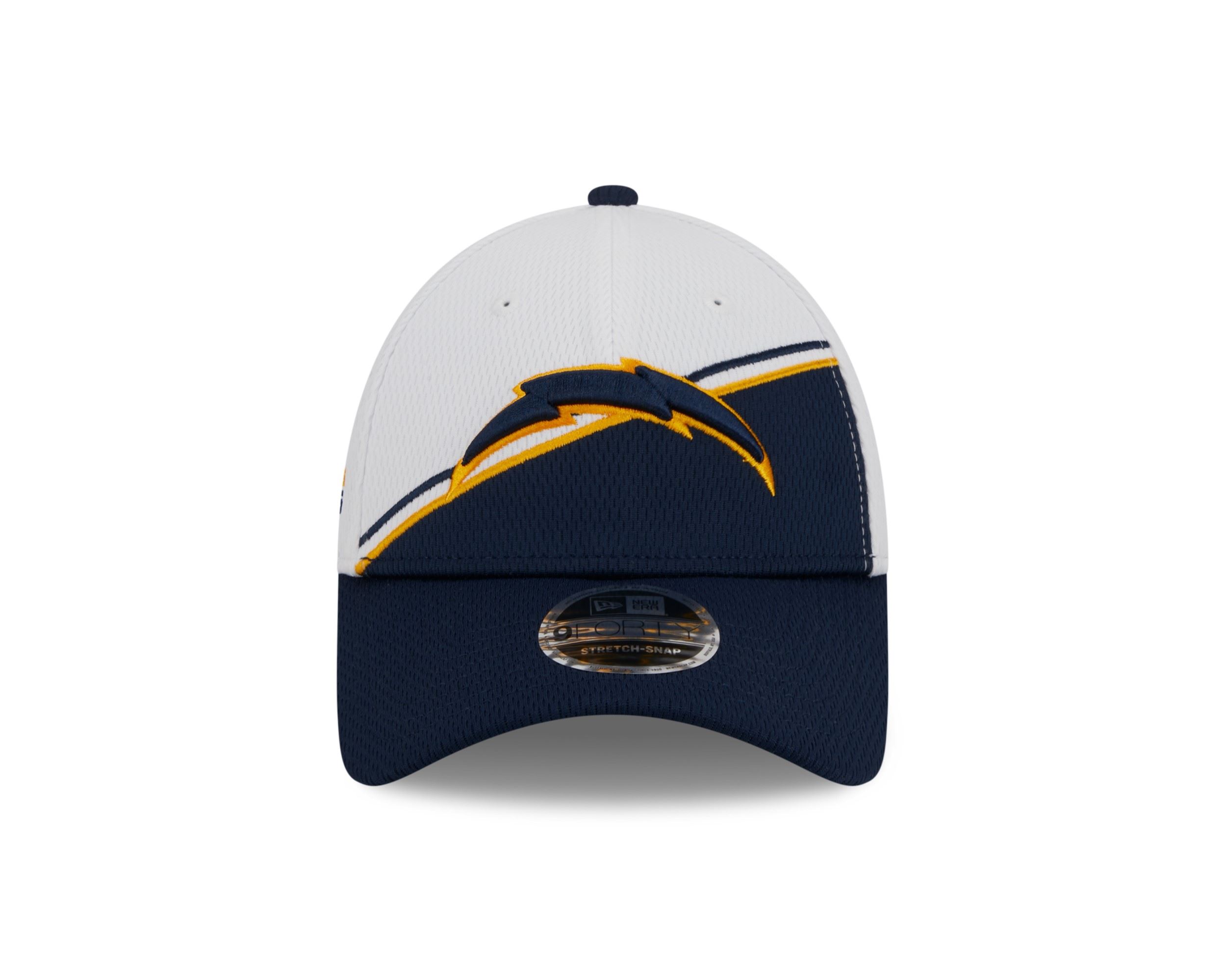Los Angeles Chargers NFL 2023 Sideline White Darkblue 9Forty Stretch Snapback Cap New Era