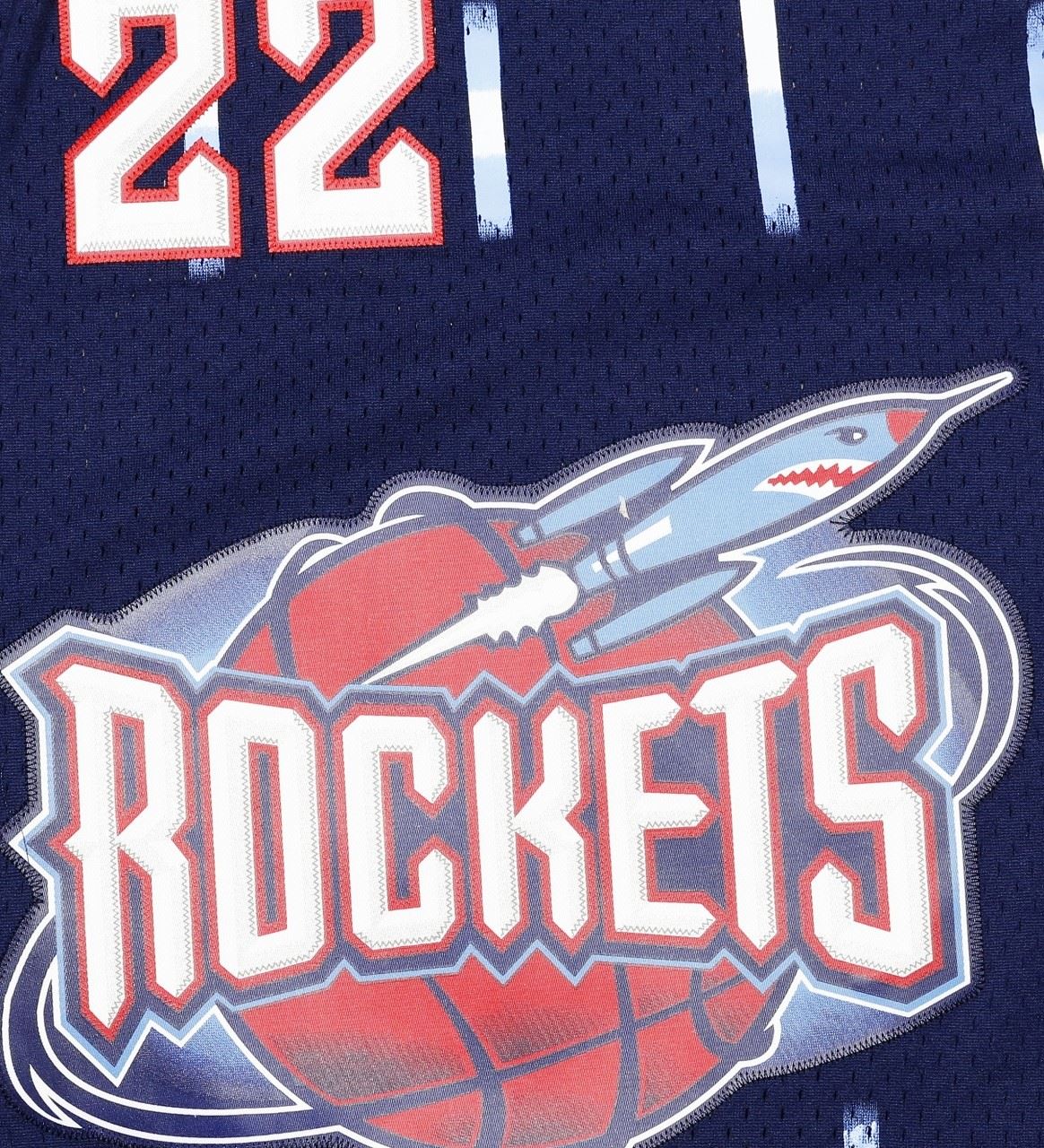 Clyde Drexler #22 Houston Rockets NBA Swingman Jersey Mitchell & Ness