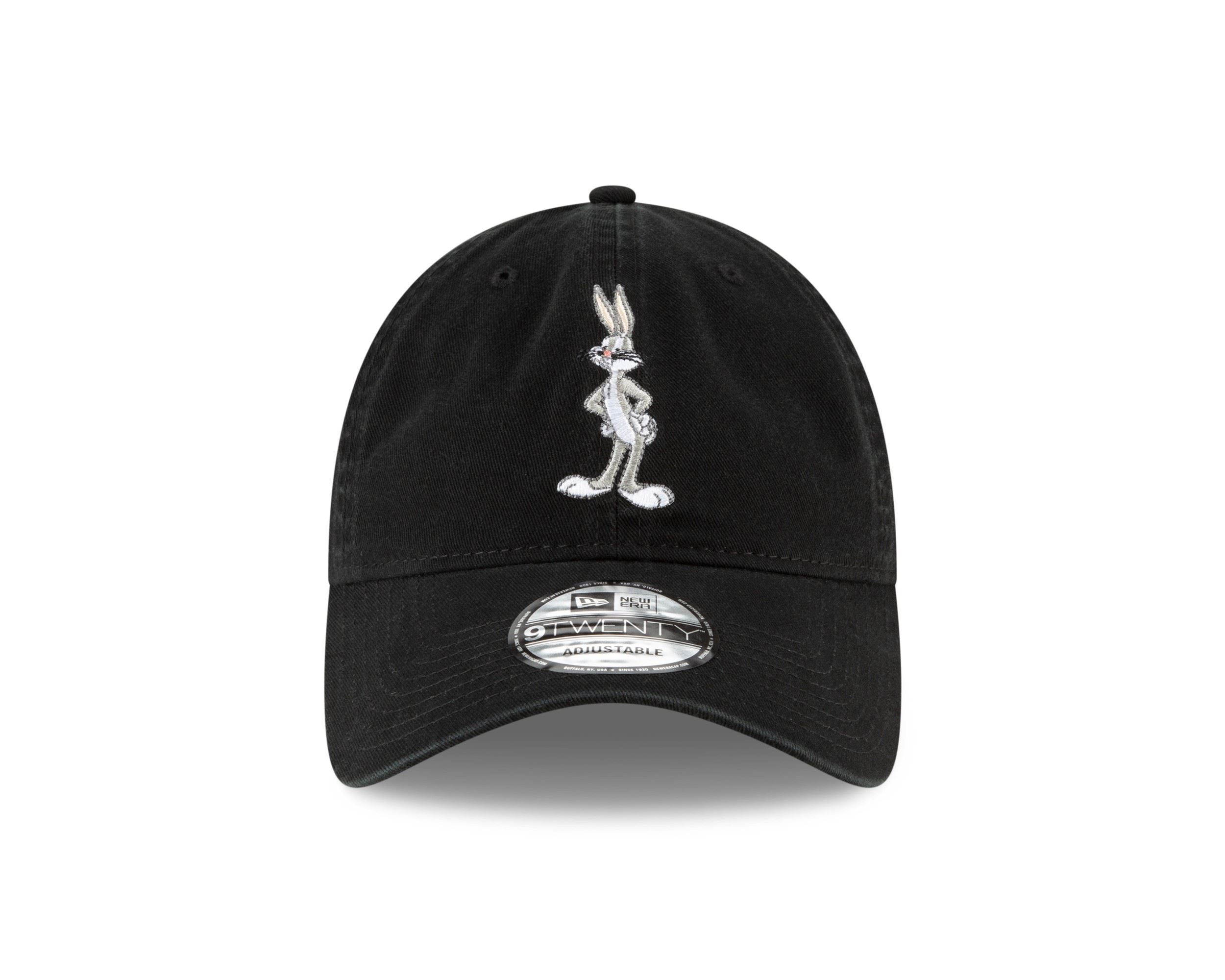 Looney Tunes Bugs Bunny Pose Black 9Twenty Unstructured Strapback Cap New Era