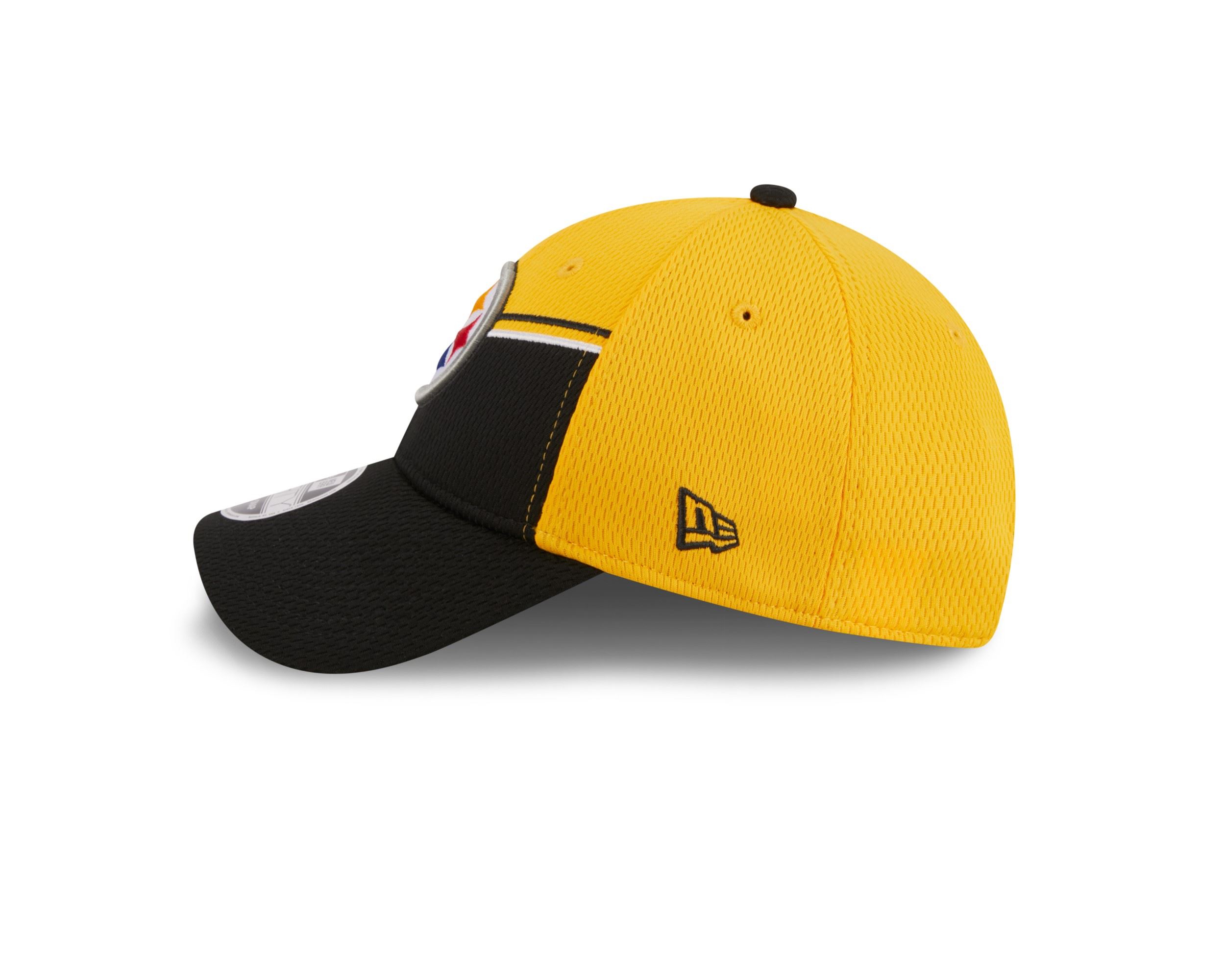 Pittsburgh Steelers NFL 2023 Sideline Yellow Black 9Forty Stretch Snapback Cap New Era