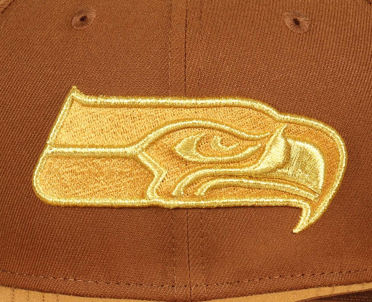 Seattle Seahawks NFLTwo Tone Toasted Peanut Gold 9Fifty Original Fit Snapback Cap New Era