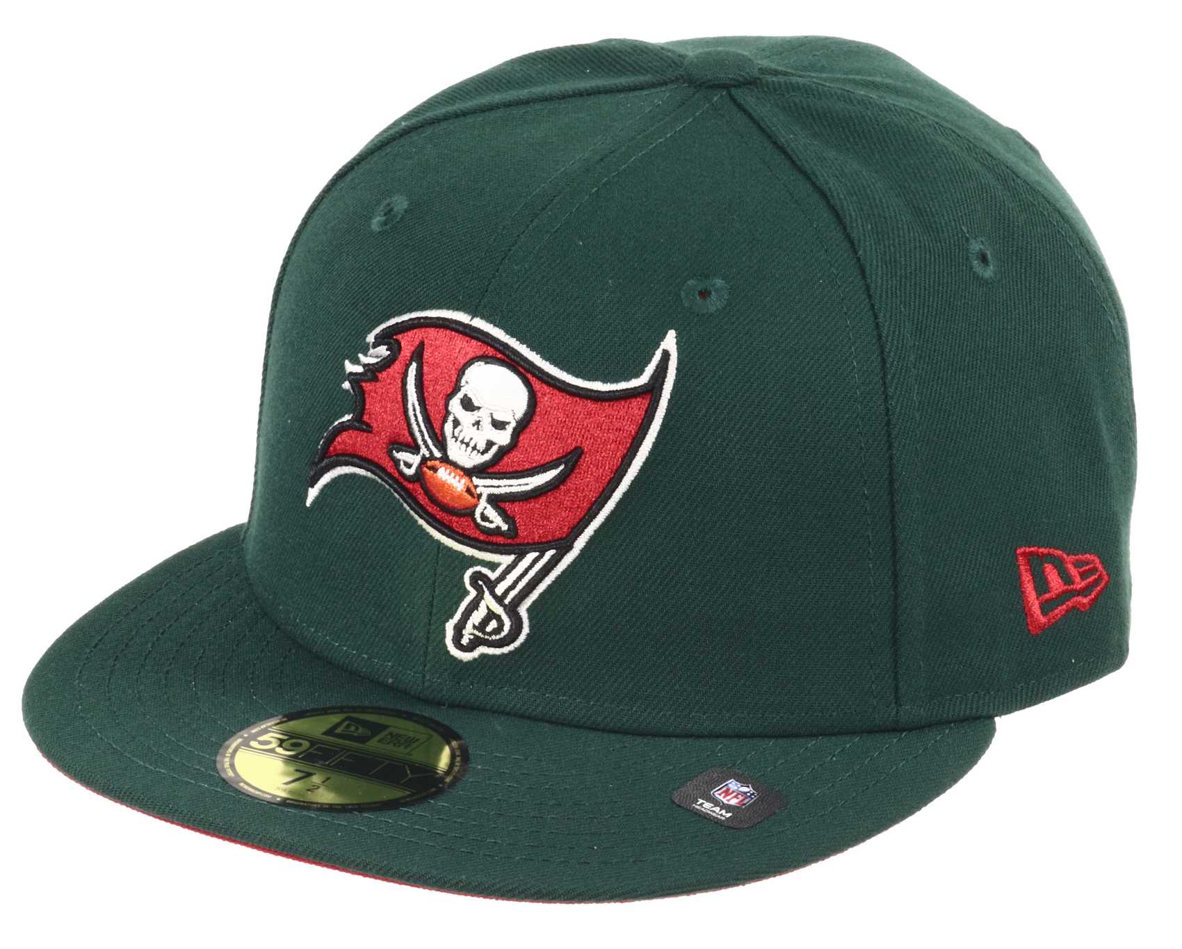 Tampa Bay Buccaneers Dark Green and Scarlet 59Fifty Basecap New Era