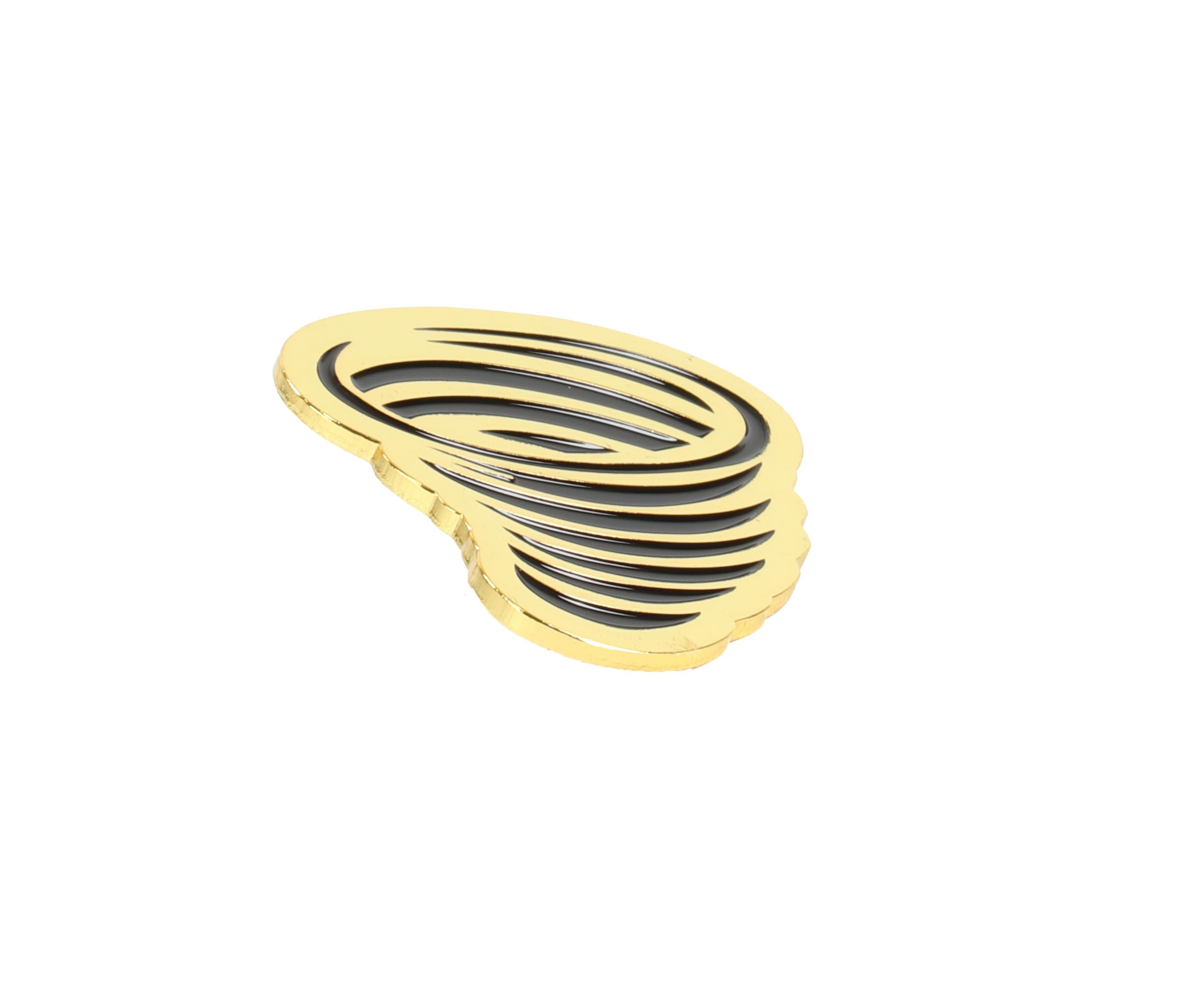 CapSpin Pin Wirbelsturm Gold Anstecker CapSpin