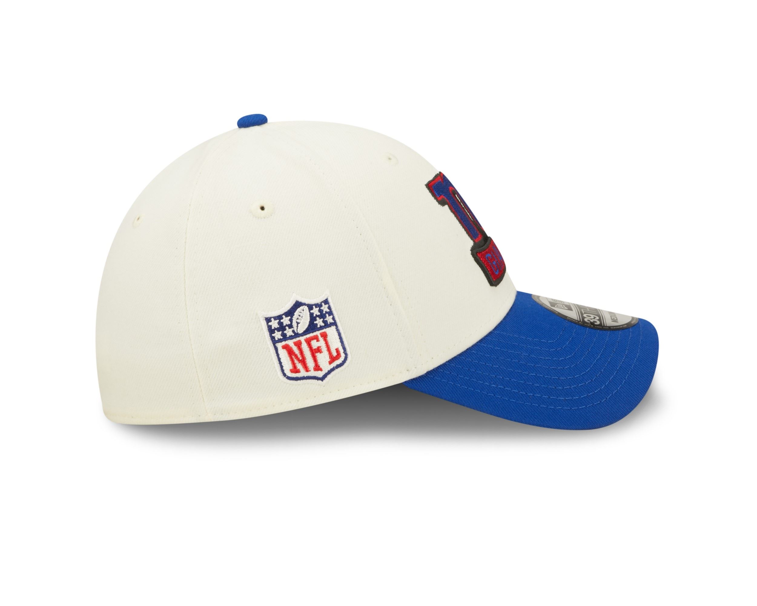 New York Giants NFL 2022 Sideline Chrome White 39Thirty Stretch Cap New Era