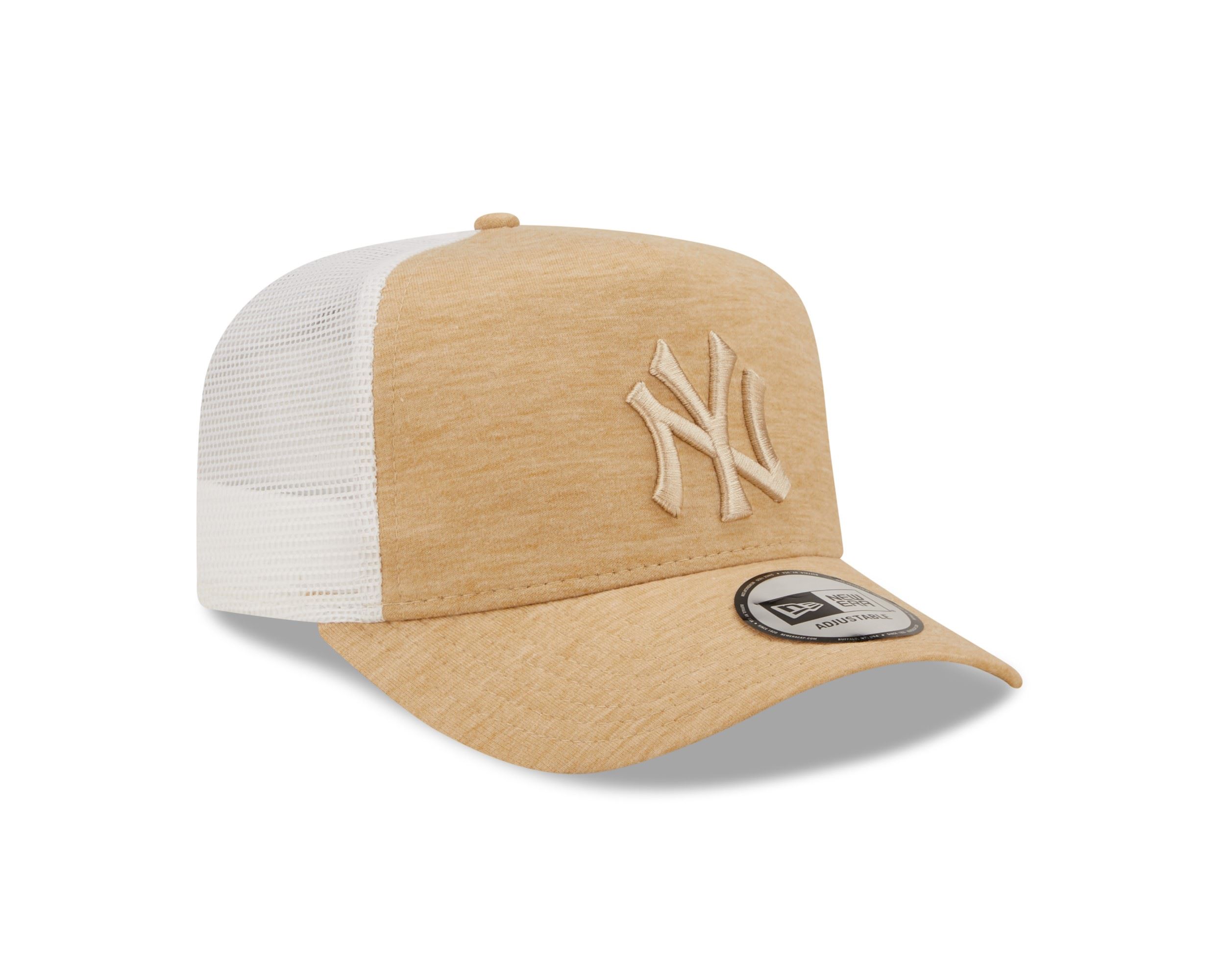 New York Yankees MLB Jersey Essential Stone A-Frame Adjustable Trucker Cap New Era