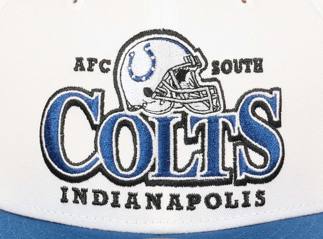 Indianapolis Colts NFL Helmet White Original Teamcolour Blue 9Fifty Snapback Cap New Era