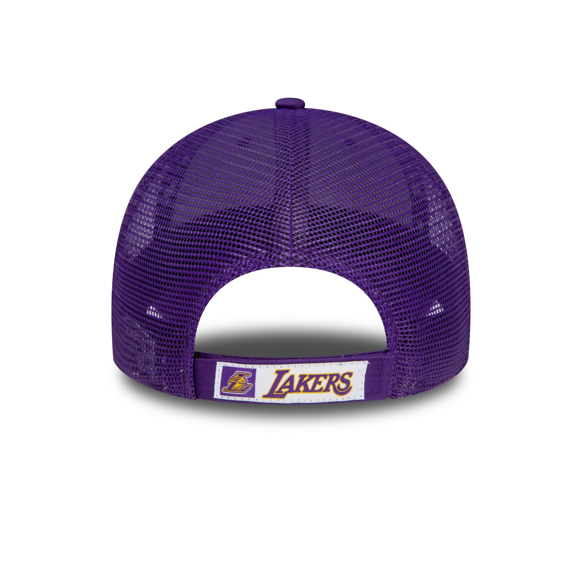 Los Angeles Lakers NBA Home Field Lila Verstellbare 9Forty A-Frame Trucker Cap New Era