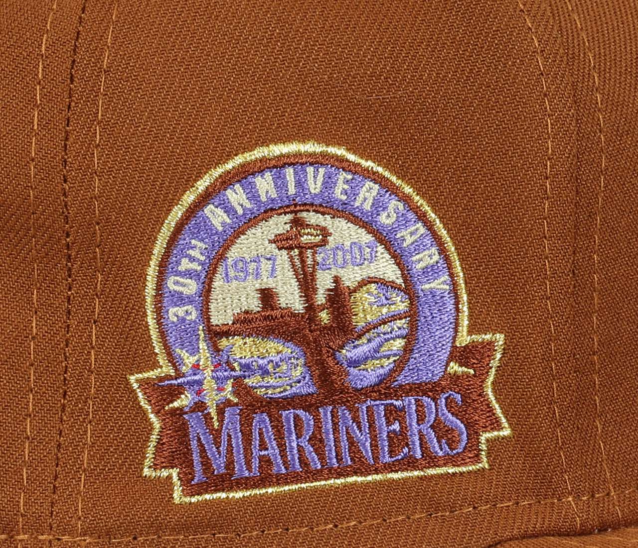 Seattle Mariners MLB 30th Anniversary Sidepatch Toasted Peanut 59Fifty Basecap New Era