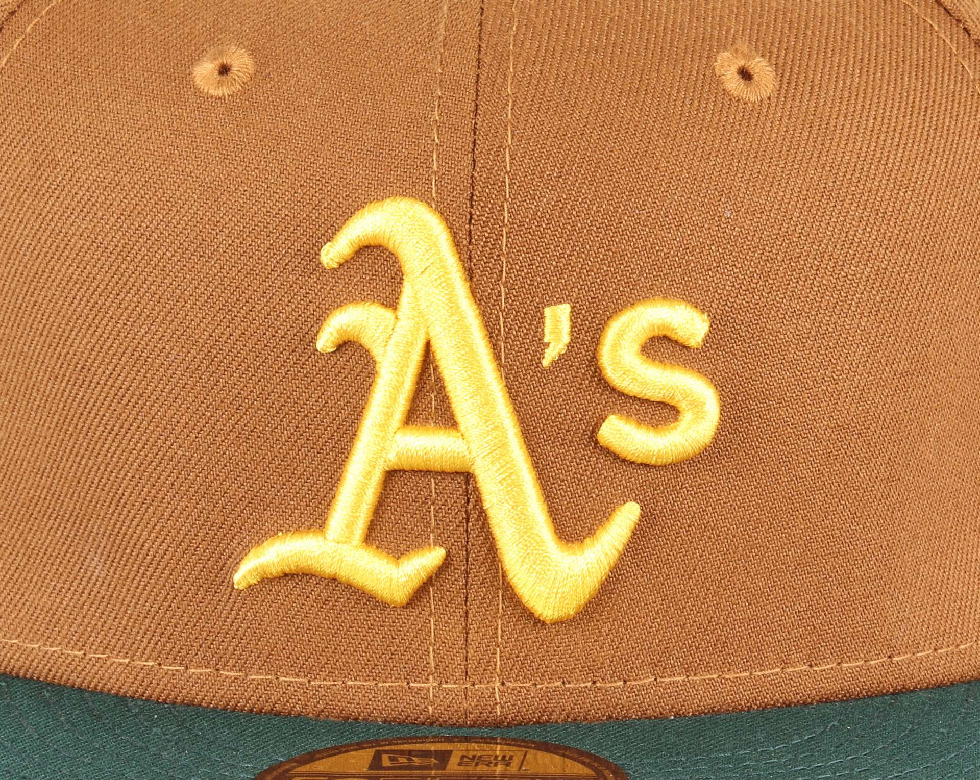Oakland Athletics MLB Cooperstown 40th Anniversary Sidepatch Peanut 59Fifty Basecap New Era