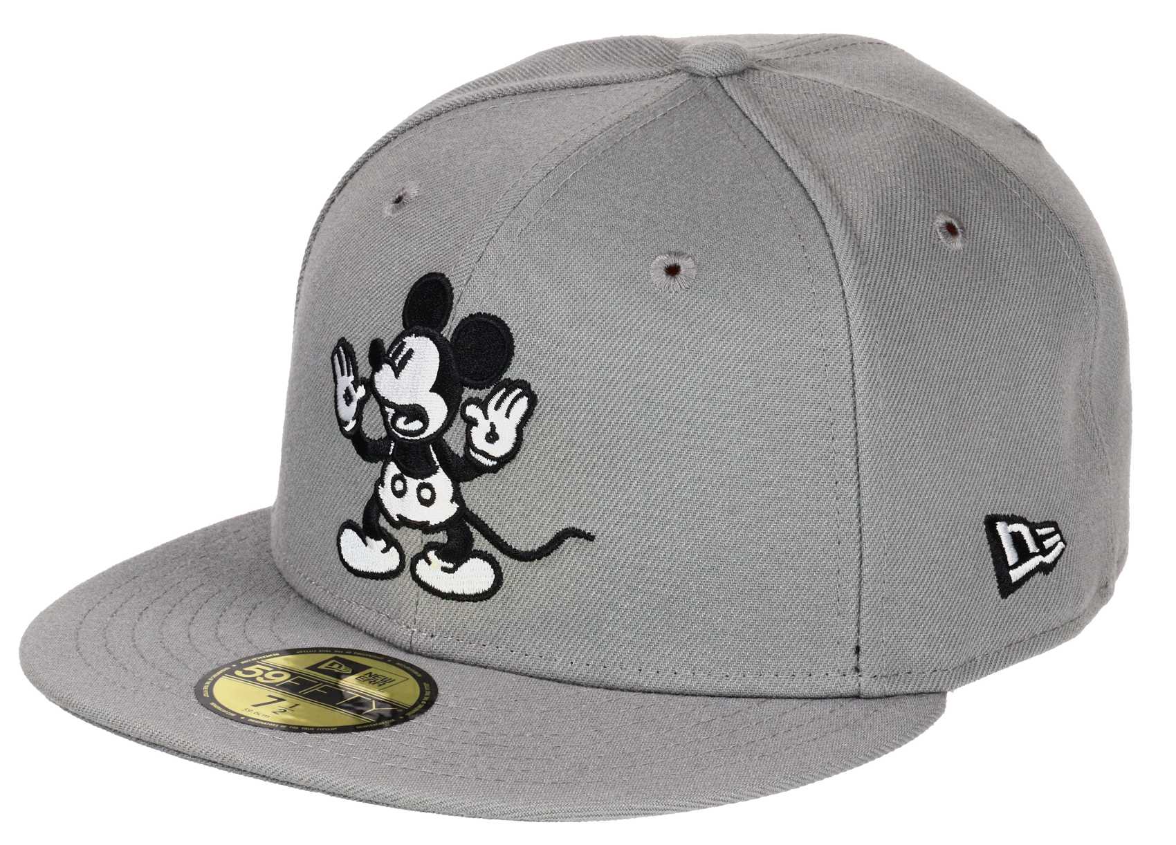 Mickey Mouse Gray 59Fifty Fitted Basecap New Era