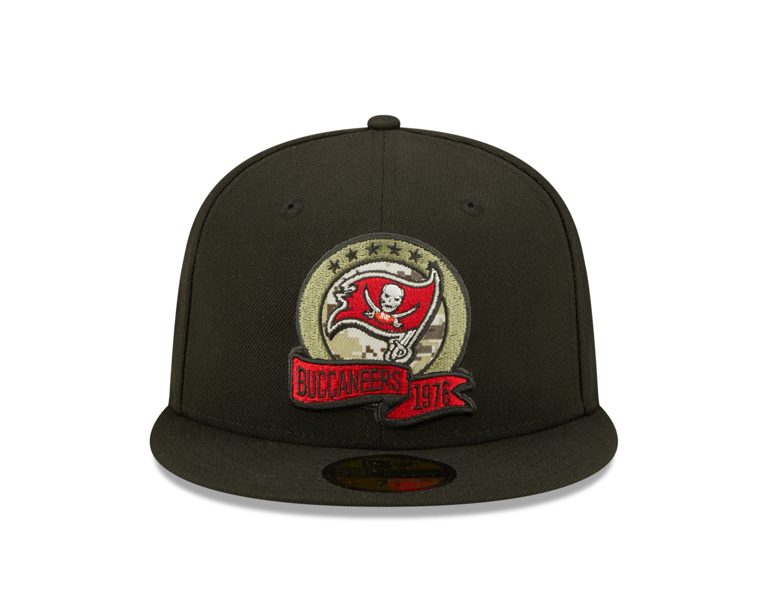 Tampa Bay Buccaneers NFL Salute to Service 2022 Black 59Fifty Basecap New Era