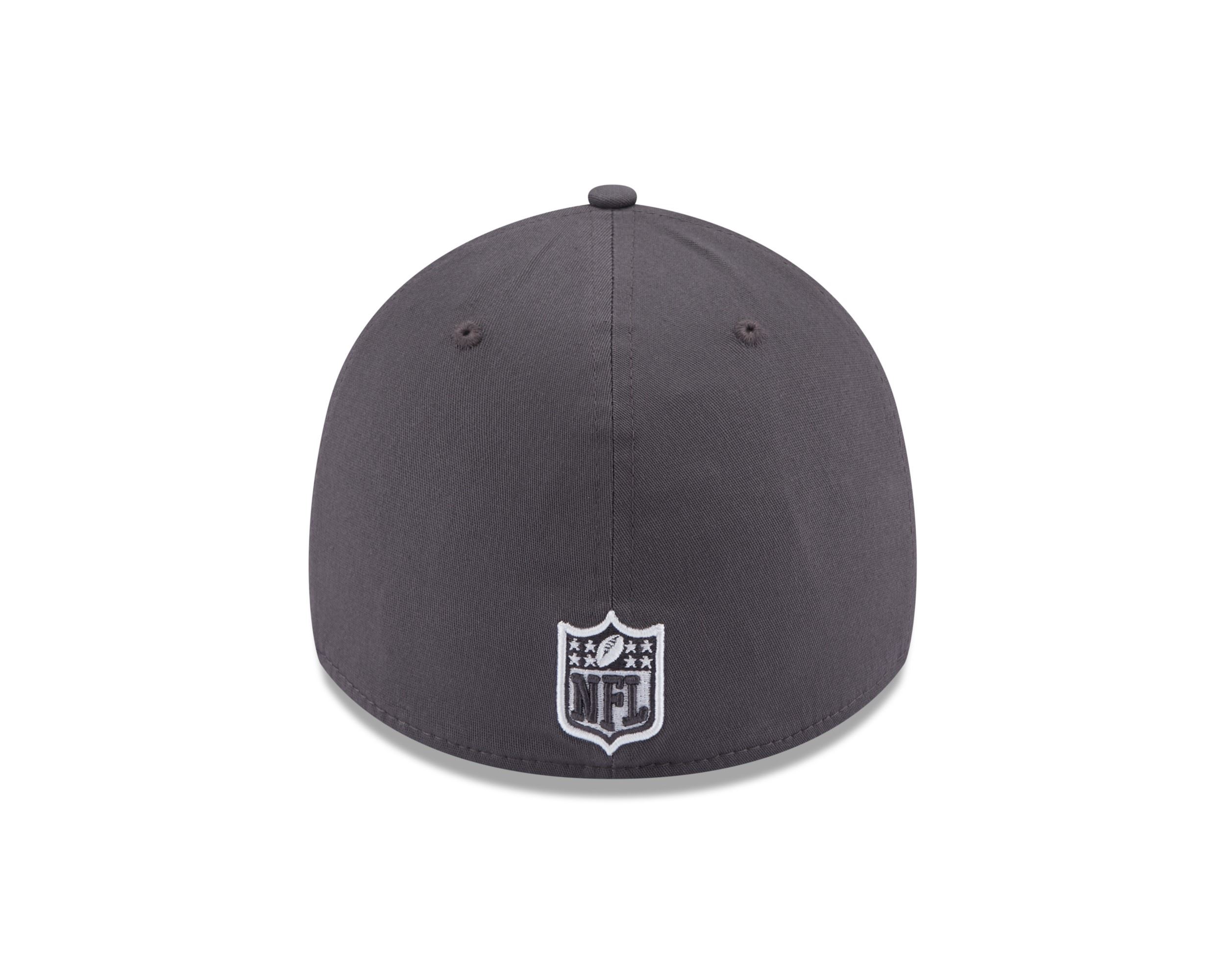 Las Vegas Raiders NFL Comfort Grey 39Thirty Stretch Cap New Era
