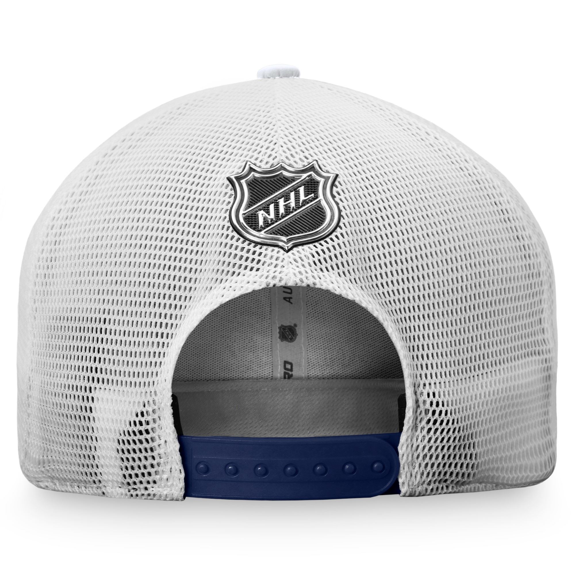 Edmonton Oilers NHL Authentic Pro Draft Jersey Hook Structured Trucker Cap Fanatics