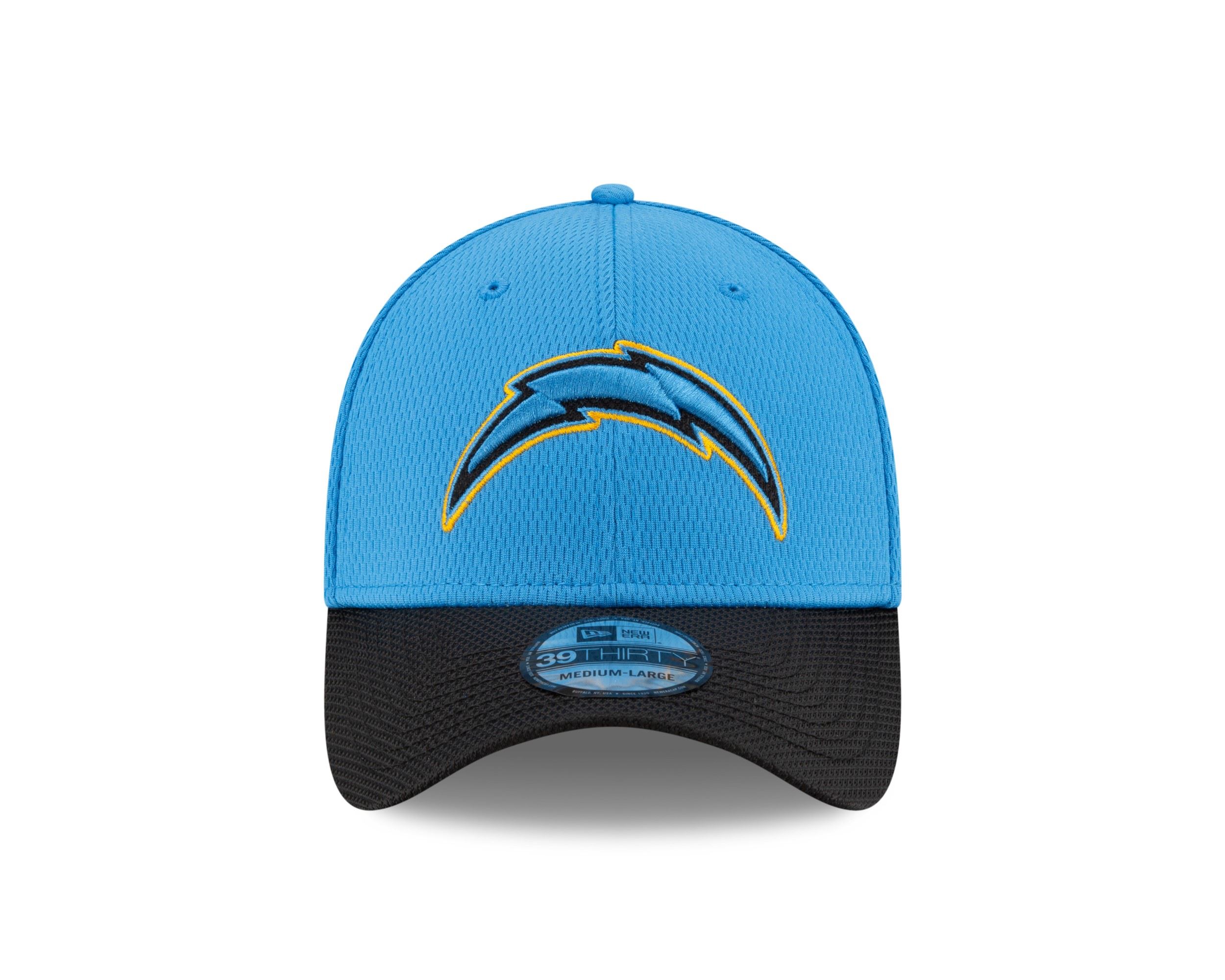 Los Angeles Chargers NFL 2021 Sideline Turquoise 39Thirty Stretch Cap New Era