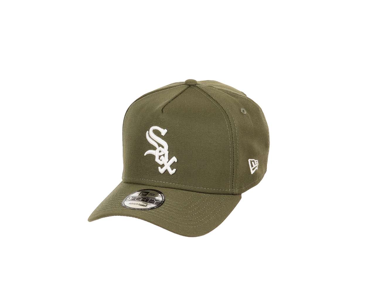 Chicago White Sox MLB New Olive 9Forty A-Frame Snapback Cap New Era