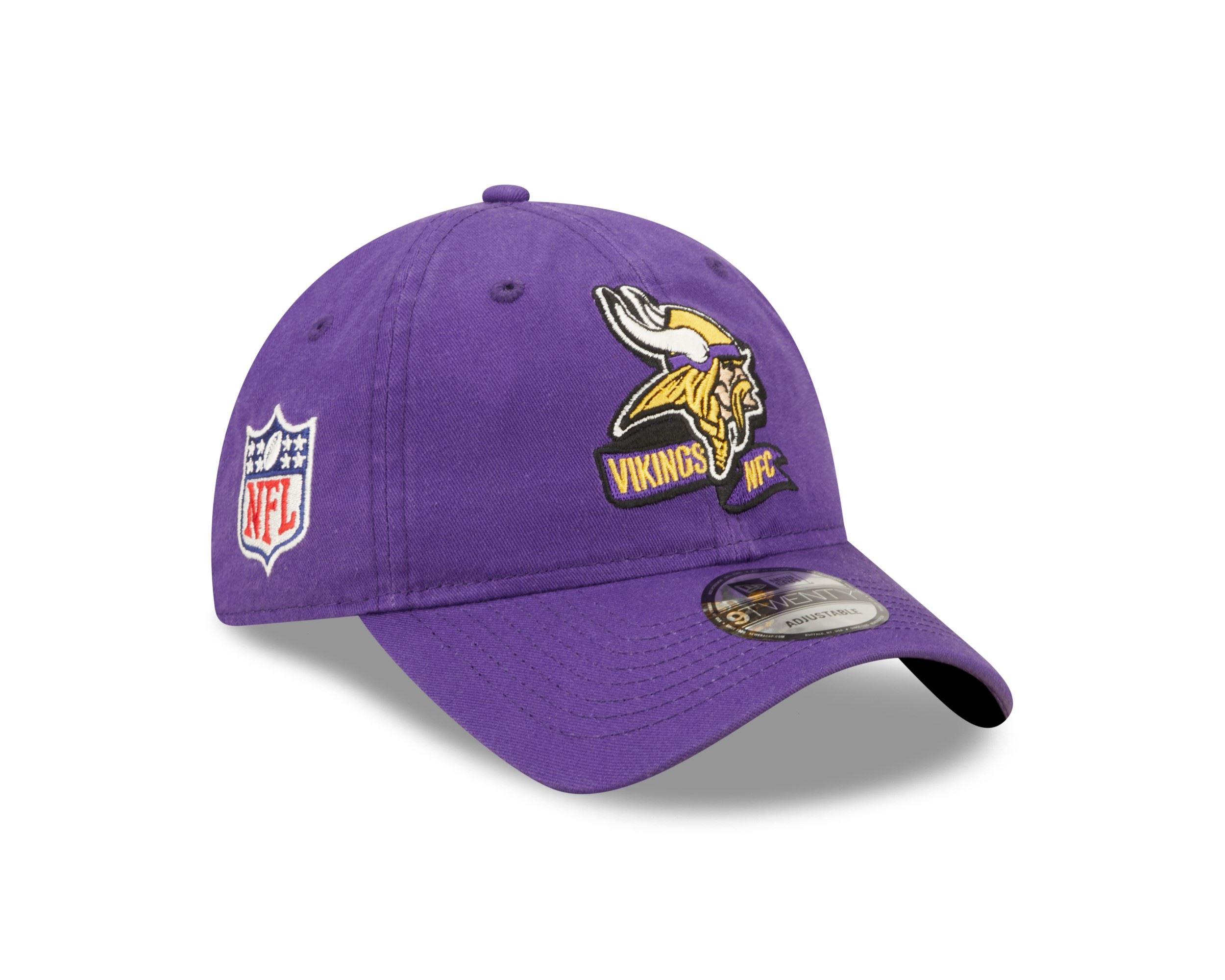 Minnesota Vikings NFL 2022 Sideline Purple 9Twenty Unstructured Strapback Cap New Era