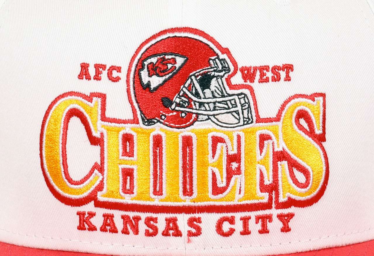 Kansas City Chiefs NFL White Original Teamcolour Helmet Red 9Fifty Snapback Cap New Era
