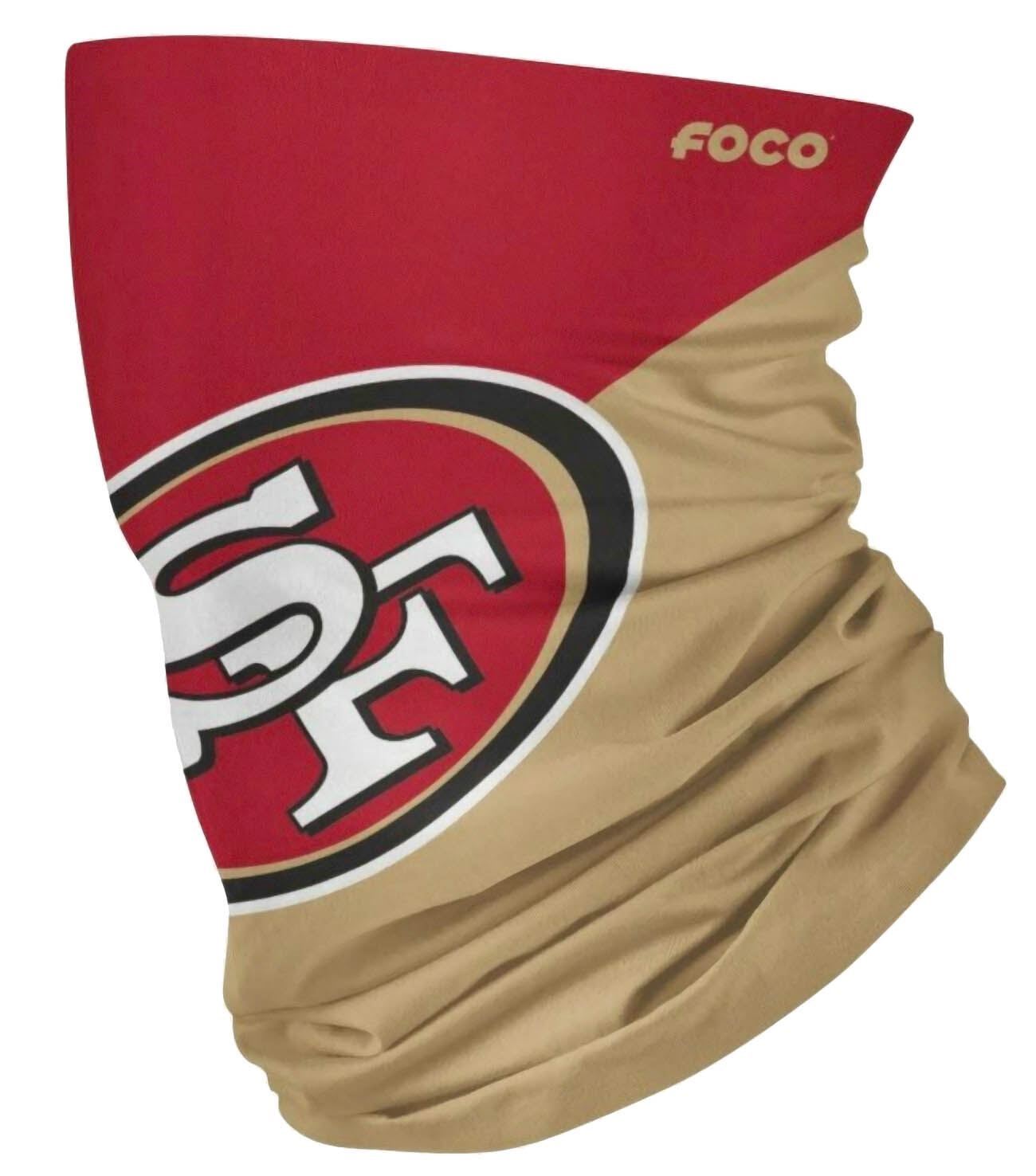 San Francisco 49ers Colour Block Big Logo Gaiter Scarf Forever Collectibles