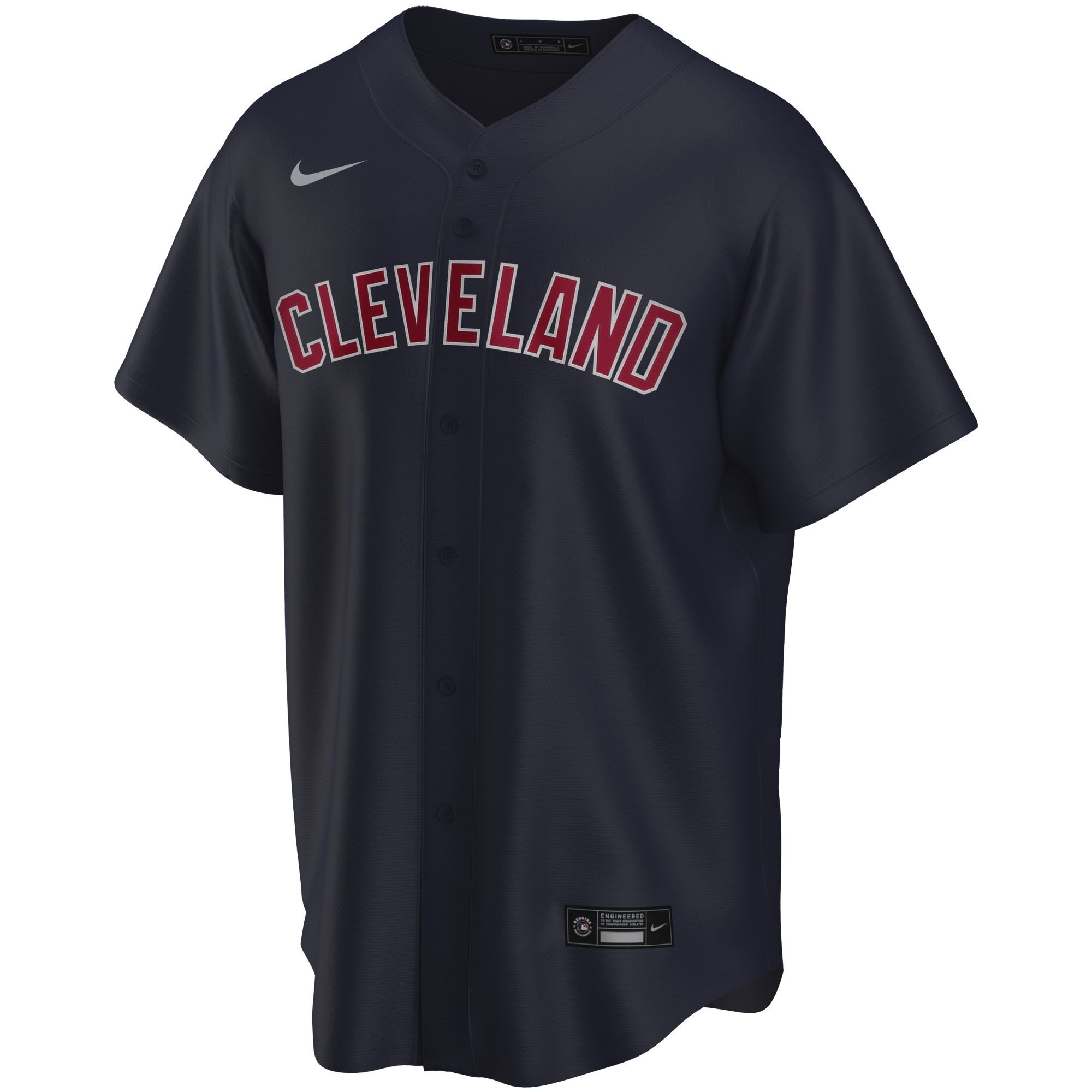 Cleveland Indians Official MLB Replica Alternate Jersey Dark Navy Nike