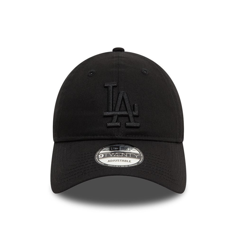 Los Angeles Dodgers MLB League Essential Tonal Black Adjustable 9Twenty Cap New Era