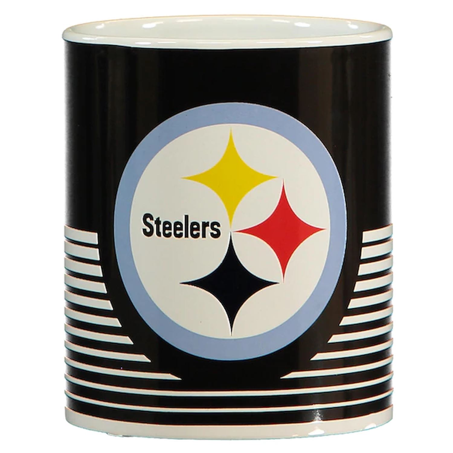 Pittsburgh Steelers NFL Linea Mug Black Tasse Forever Collectibles
